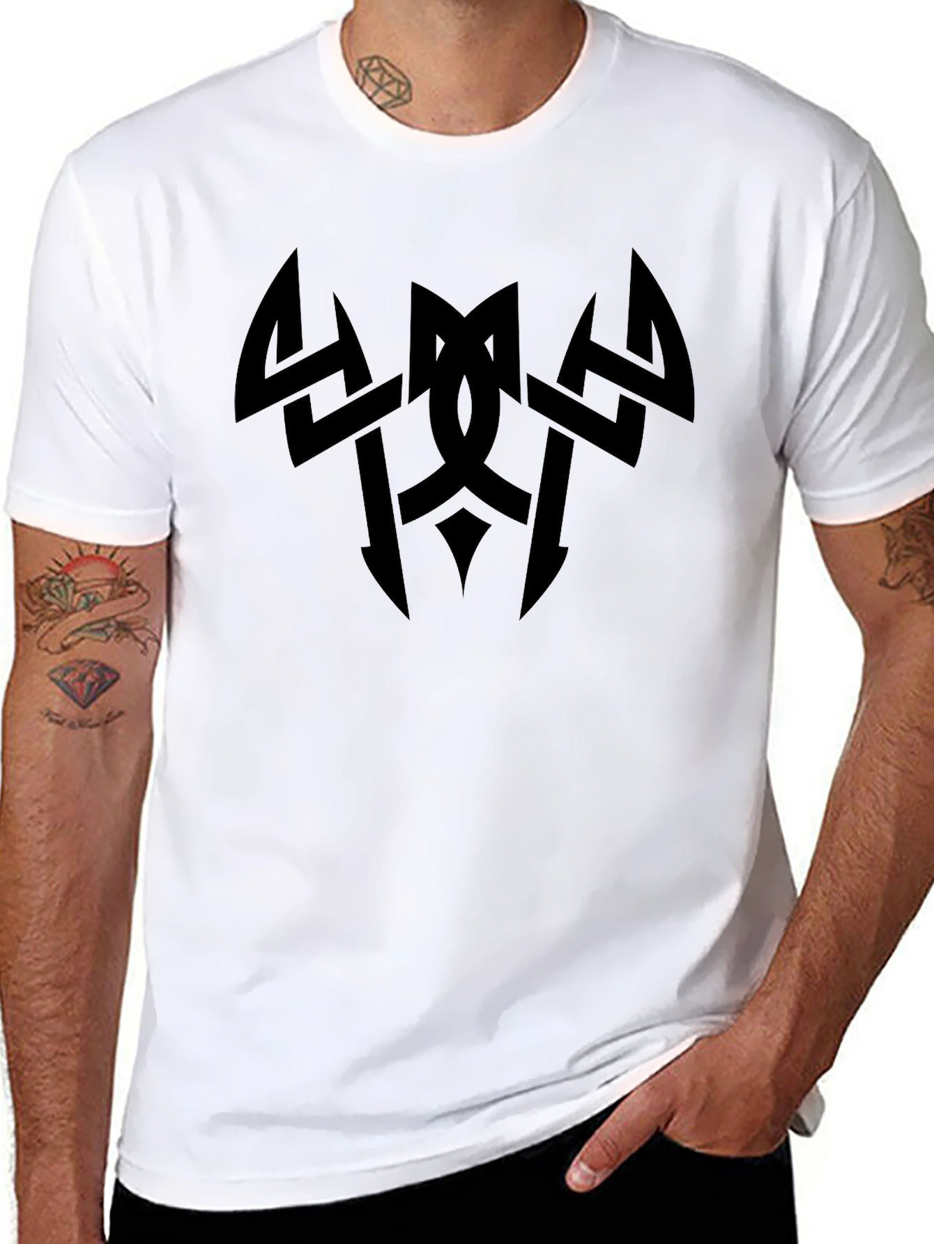 Celtic Knot Black Graphic Tee