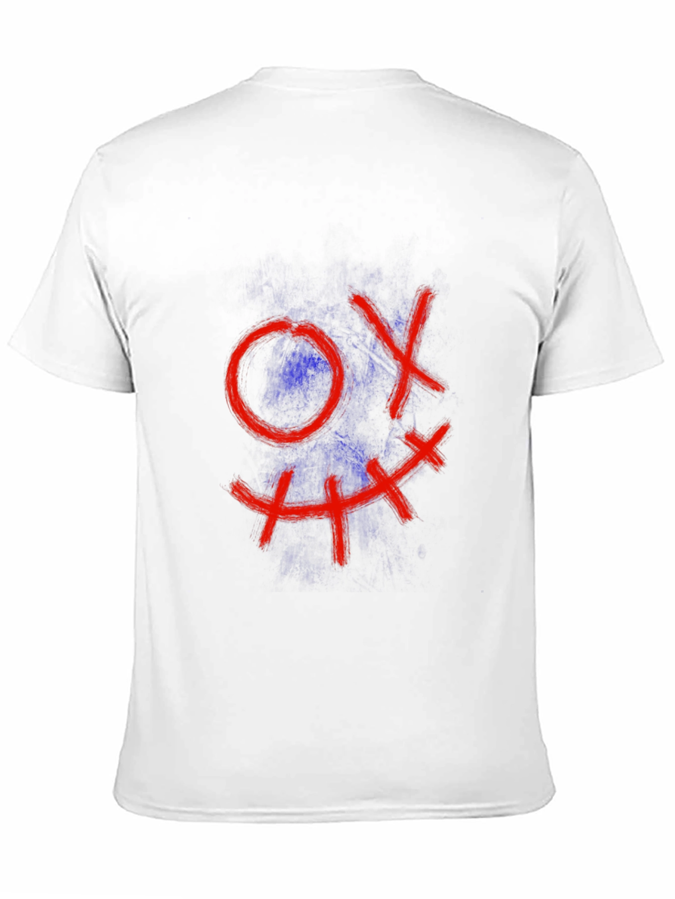 Mens Black Tee with Grin Design
