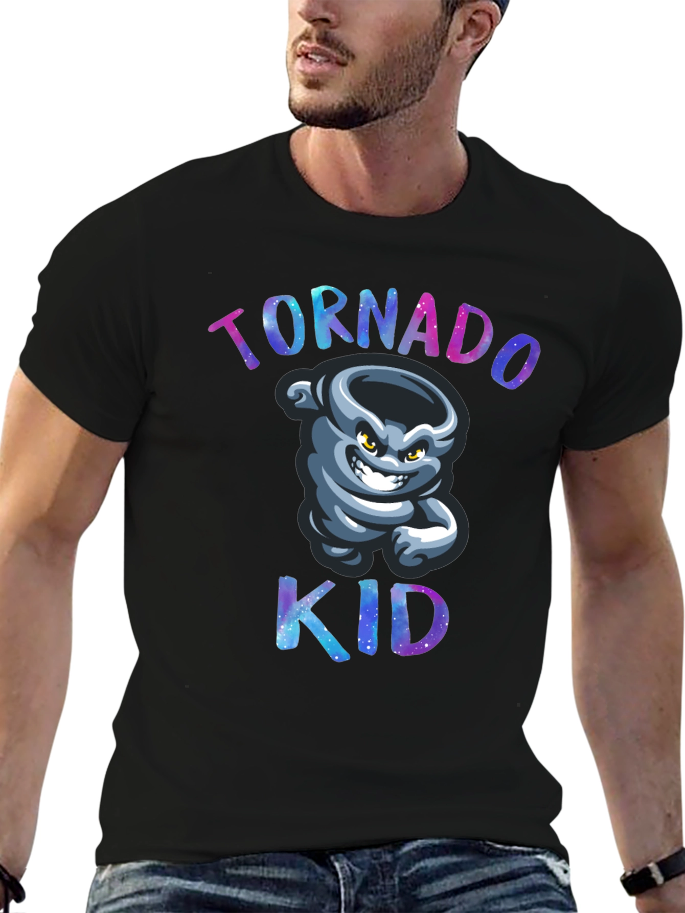 Tornado Kid Graphic T-Shirt Black