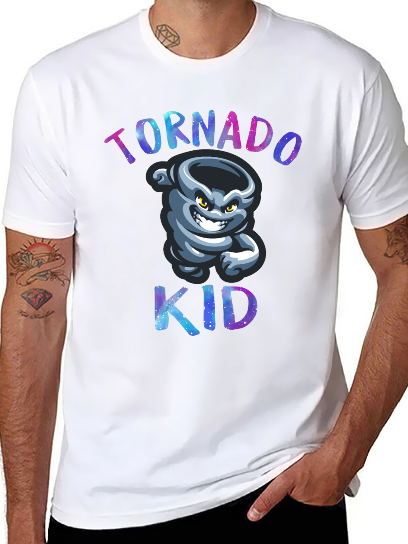 Tornado Kid Graphic T-Shirt Black