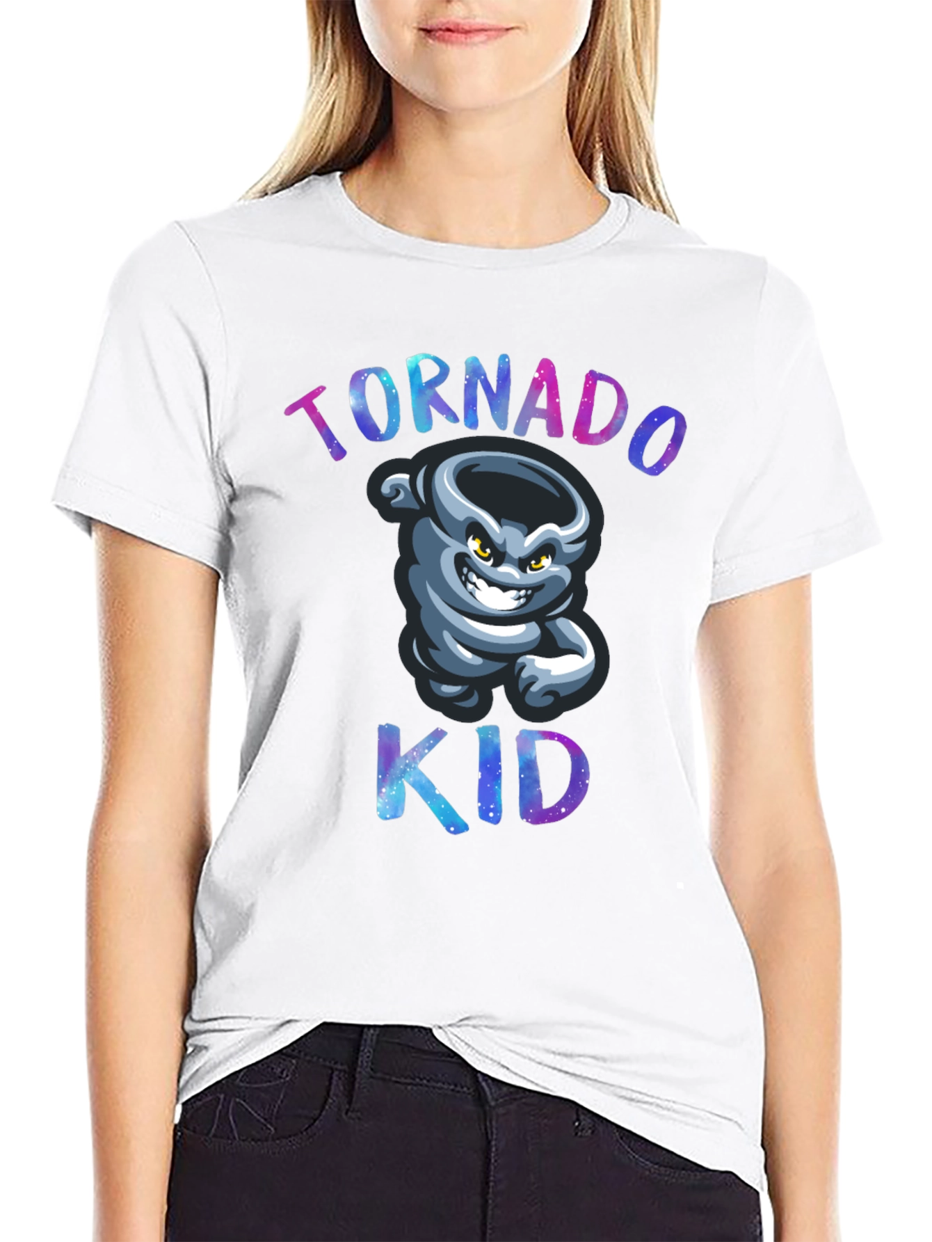 Tornado Kid Graphic T-Shirt Black