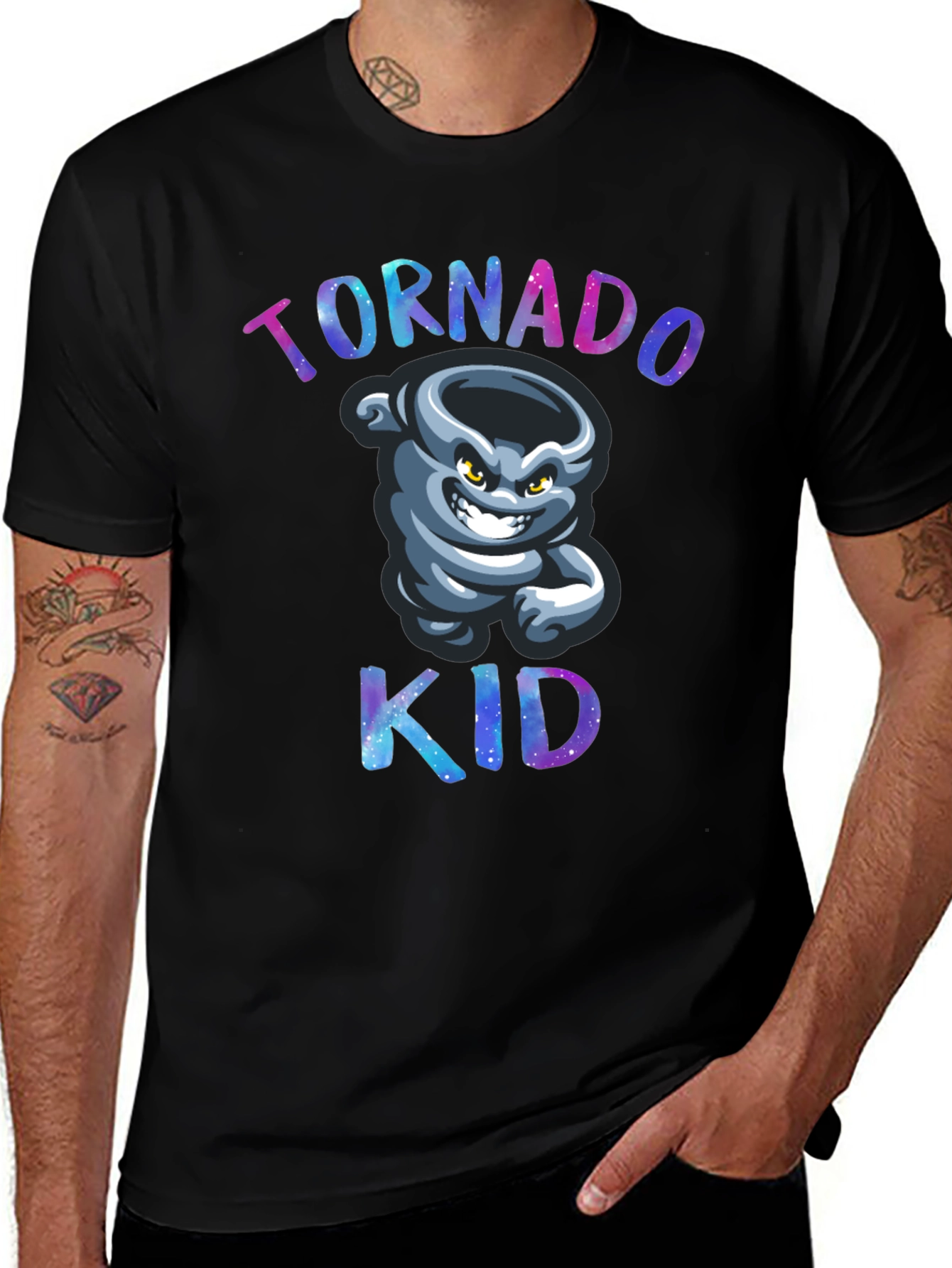 Tornado Kid Graphic T-Shirt Black