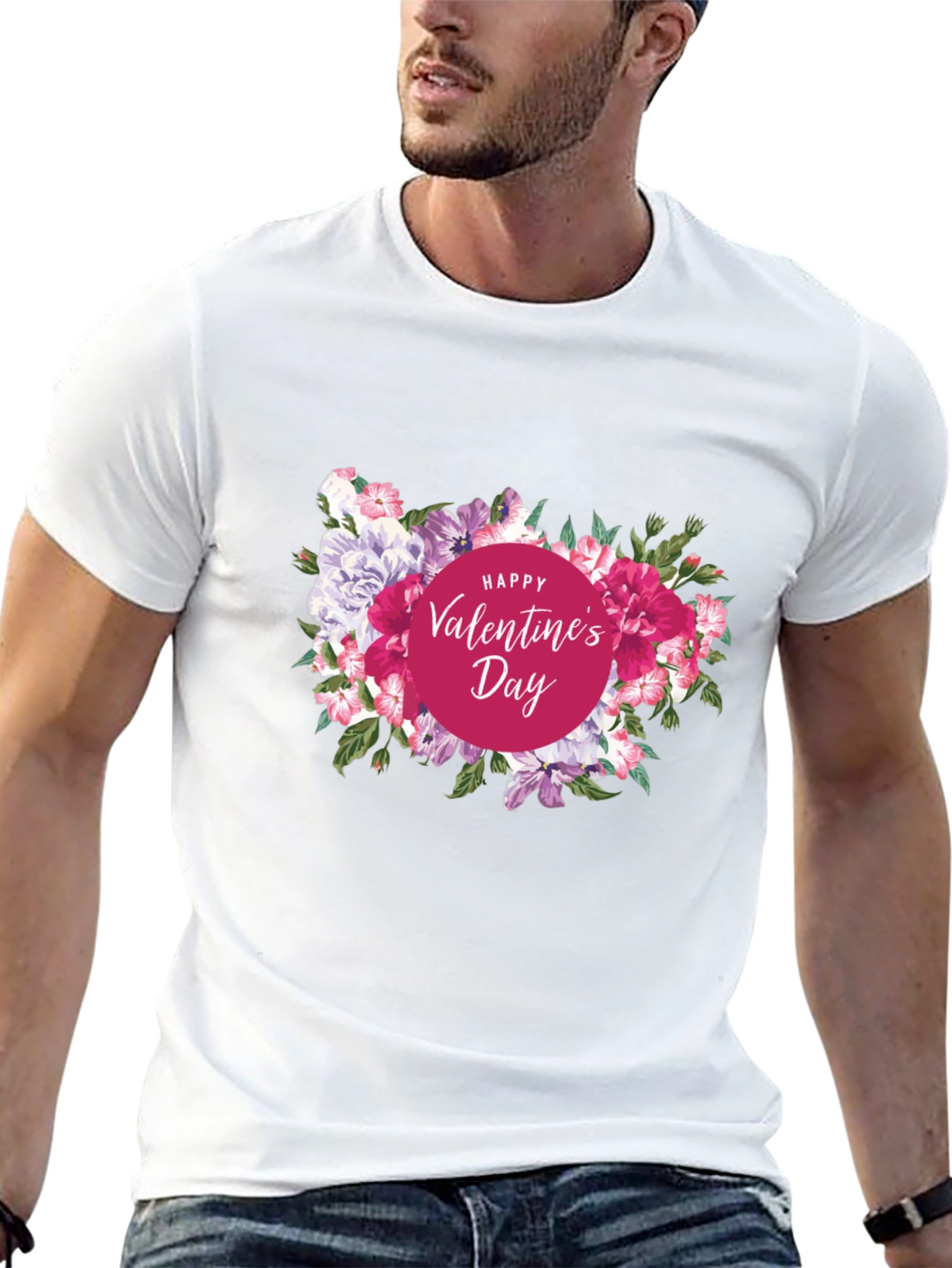 Valentines Day Floral T-Shirt