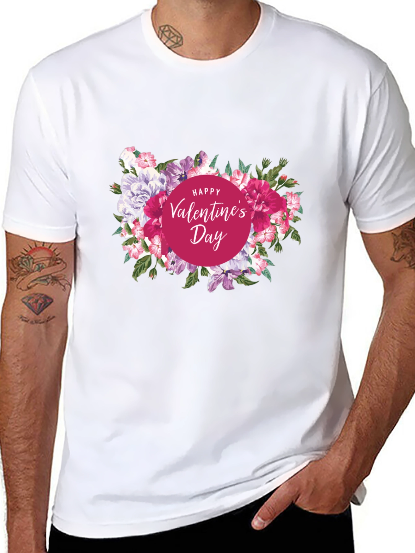 Valentines Day Floral T-Shirt