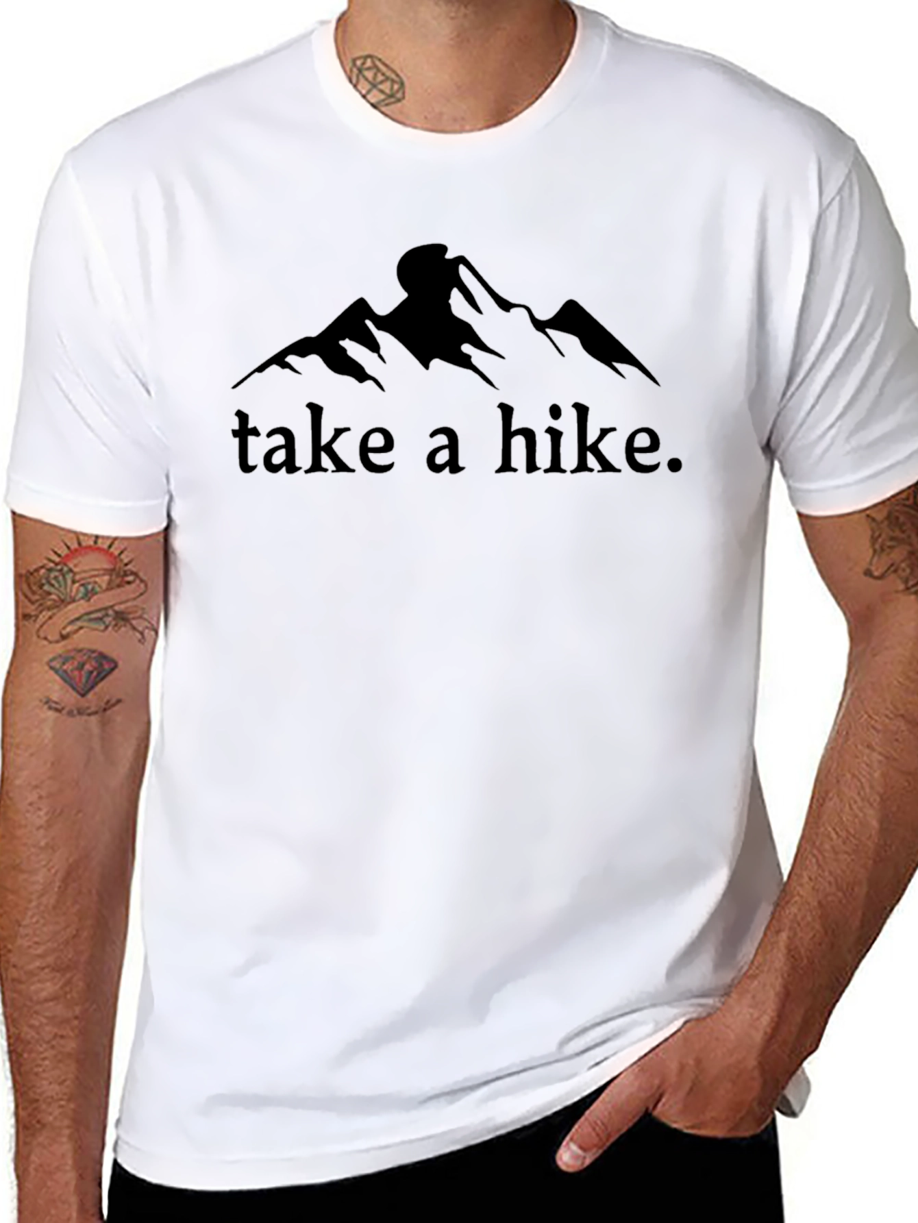 Take a Hike Graphic Tee - Black Mountain Design