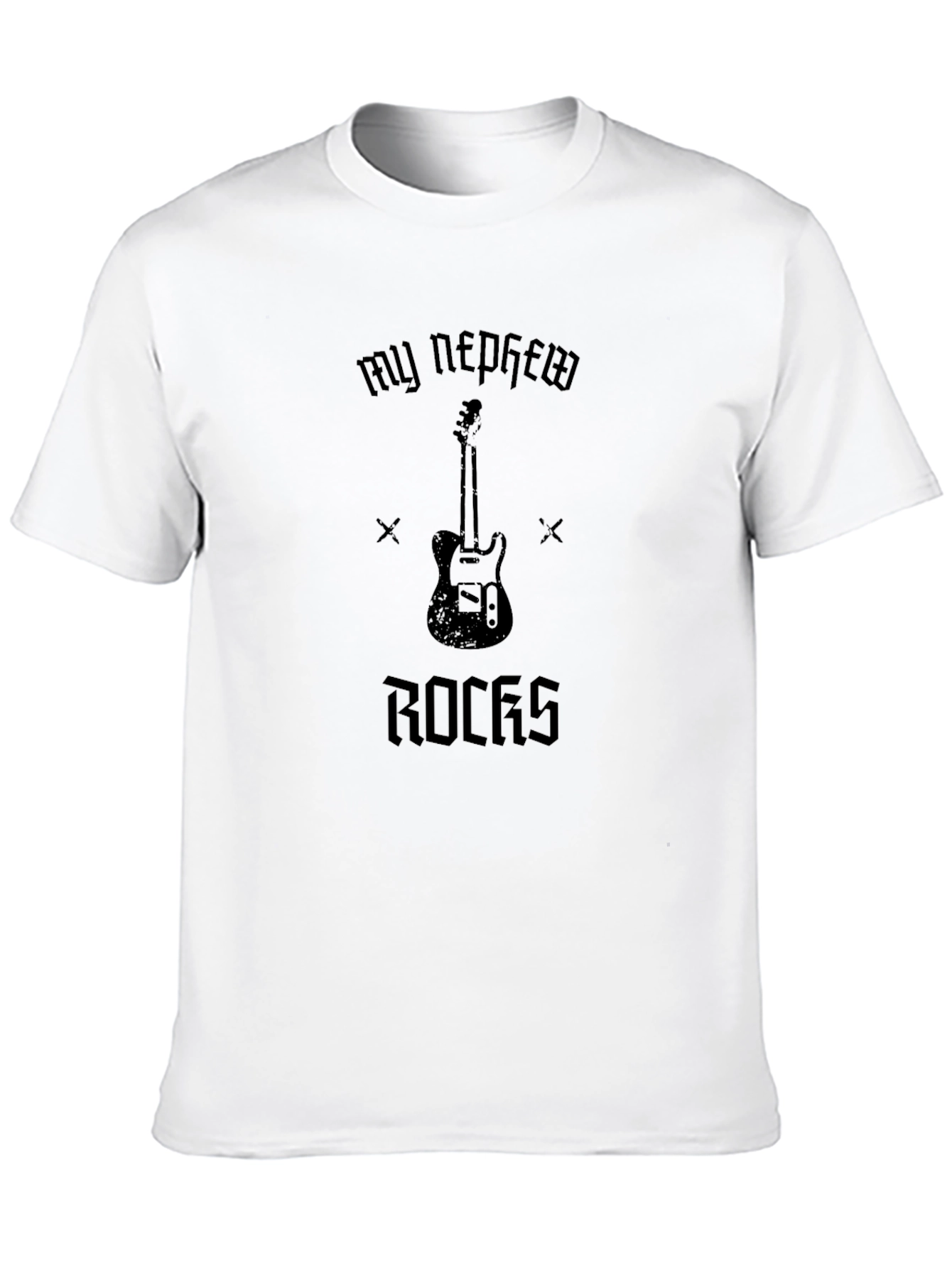 My Nephew Rocks Guitar T-Shirt