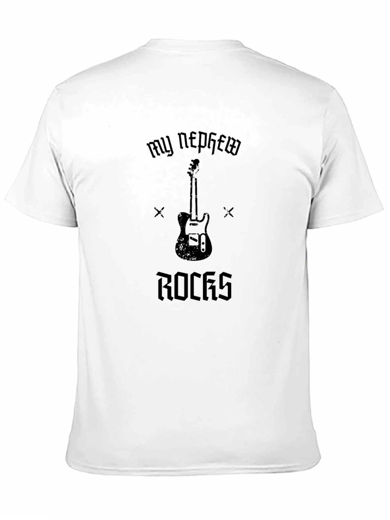 My Nephew Rocks Guitar T-Shirt