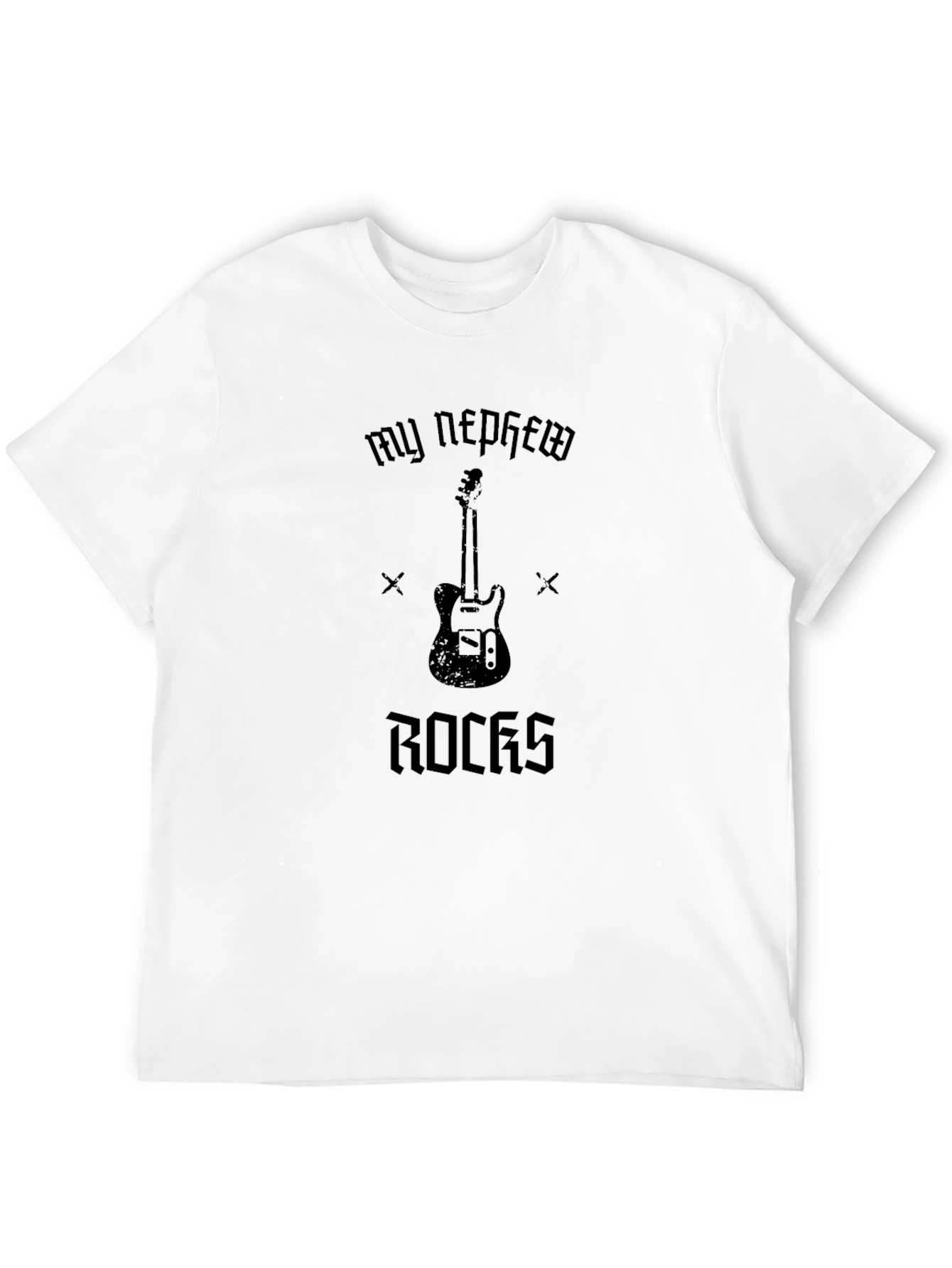 My Nephew Rocks Guitar T-Shirt