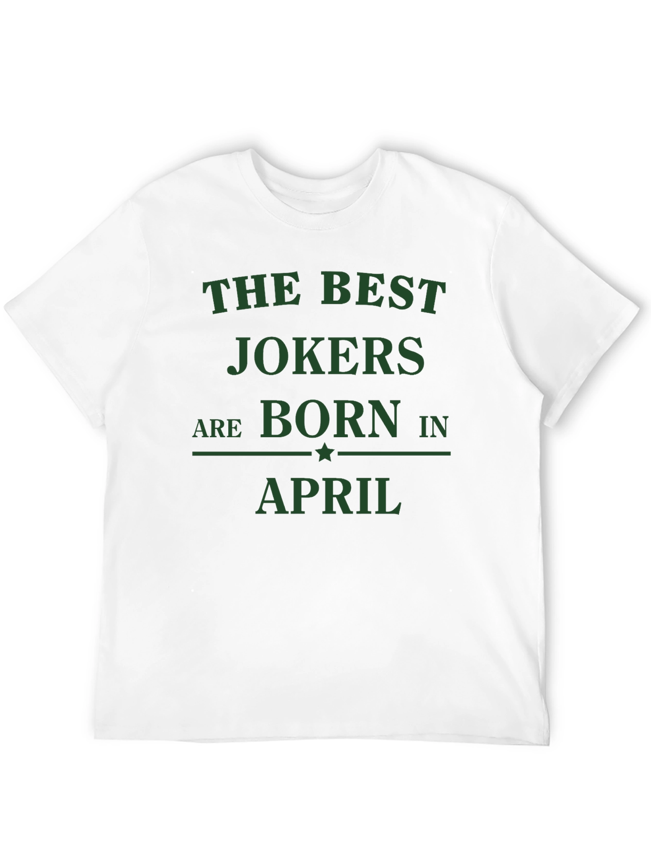 Best Jokers Born in April Black T-Shirt