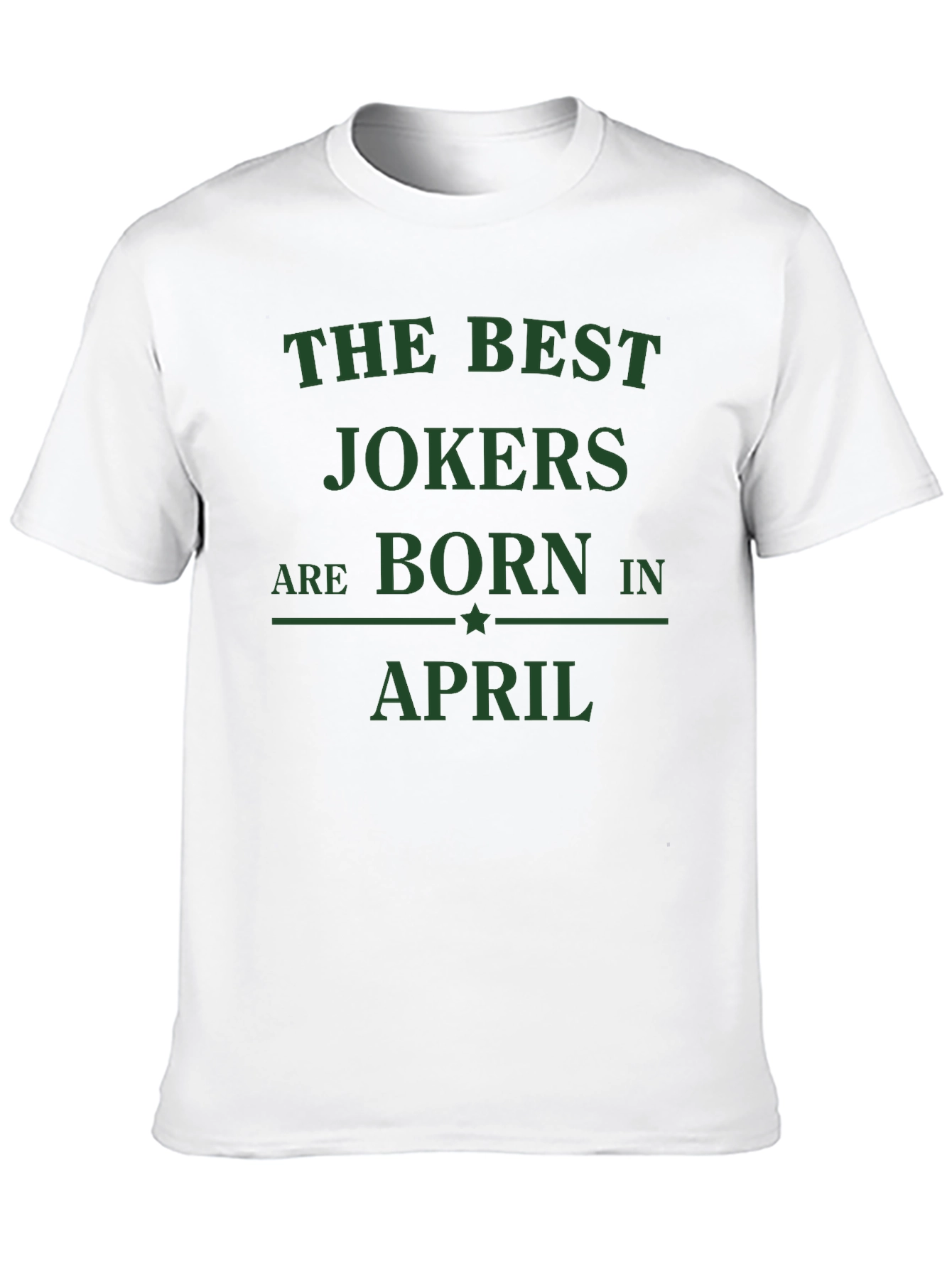 Best Jokers Born in April Black T-Shirt