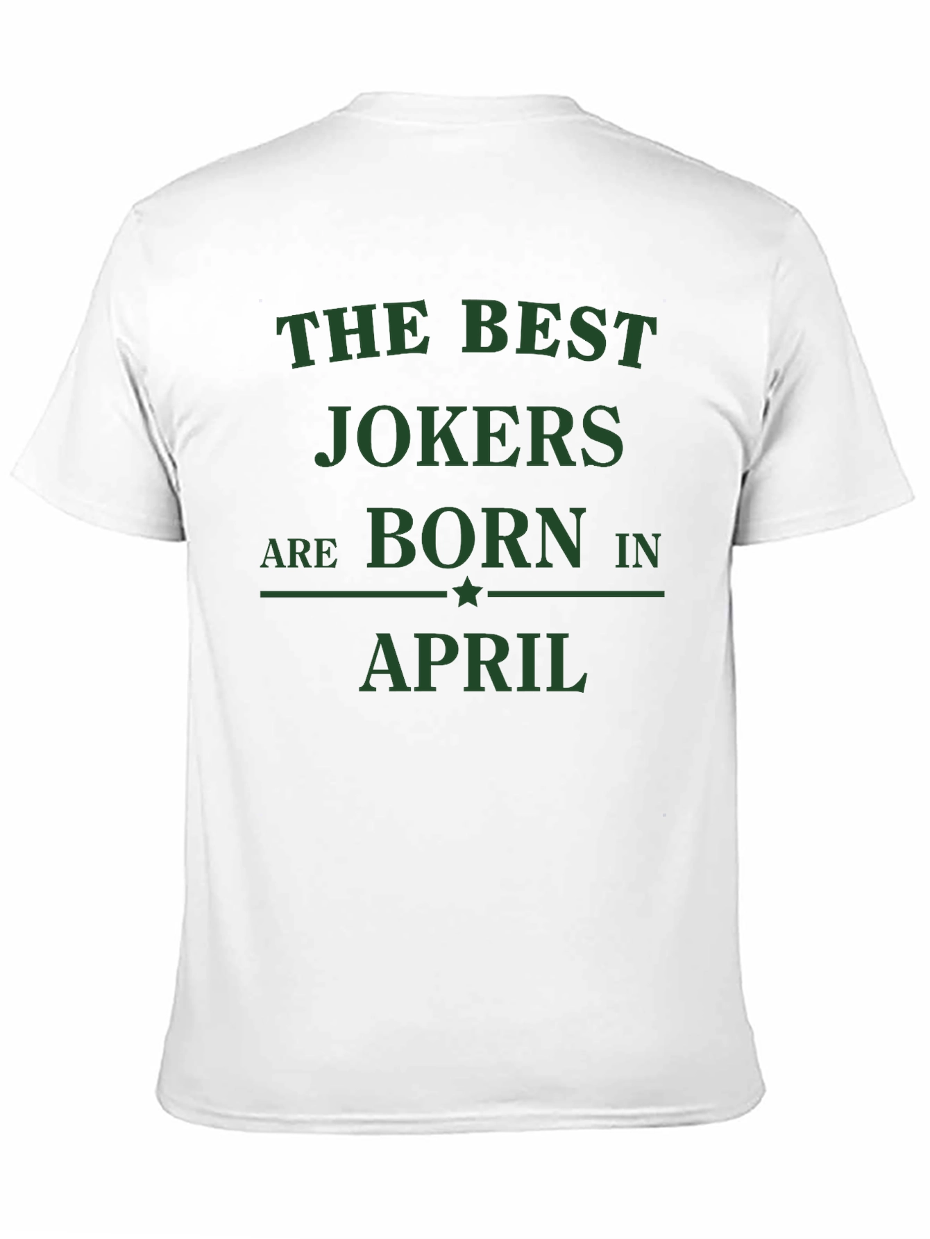 Best Jokers Born in April Black T-Shirt
