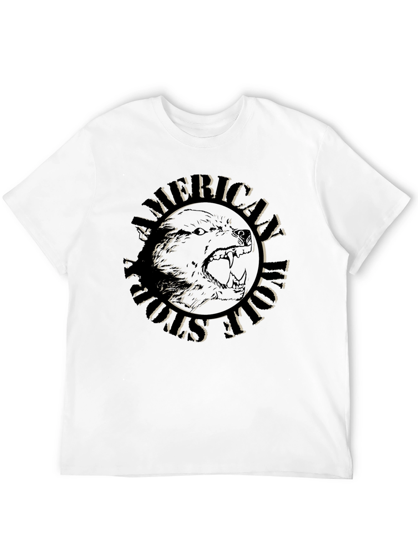 American Wolf T-Shirt - Fierce Design