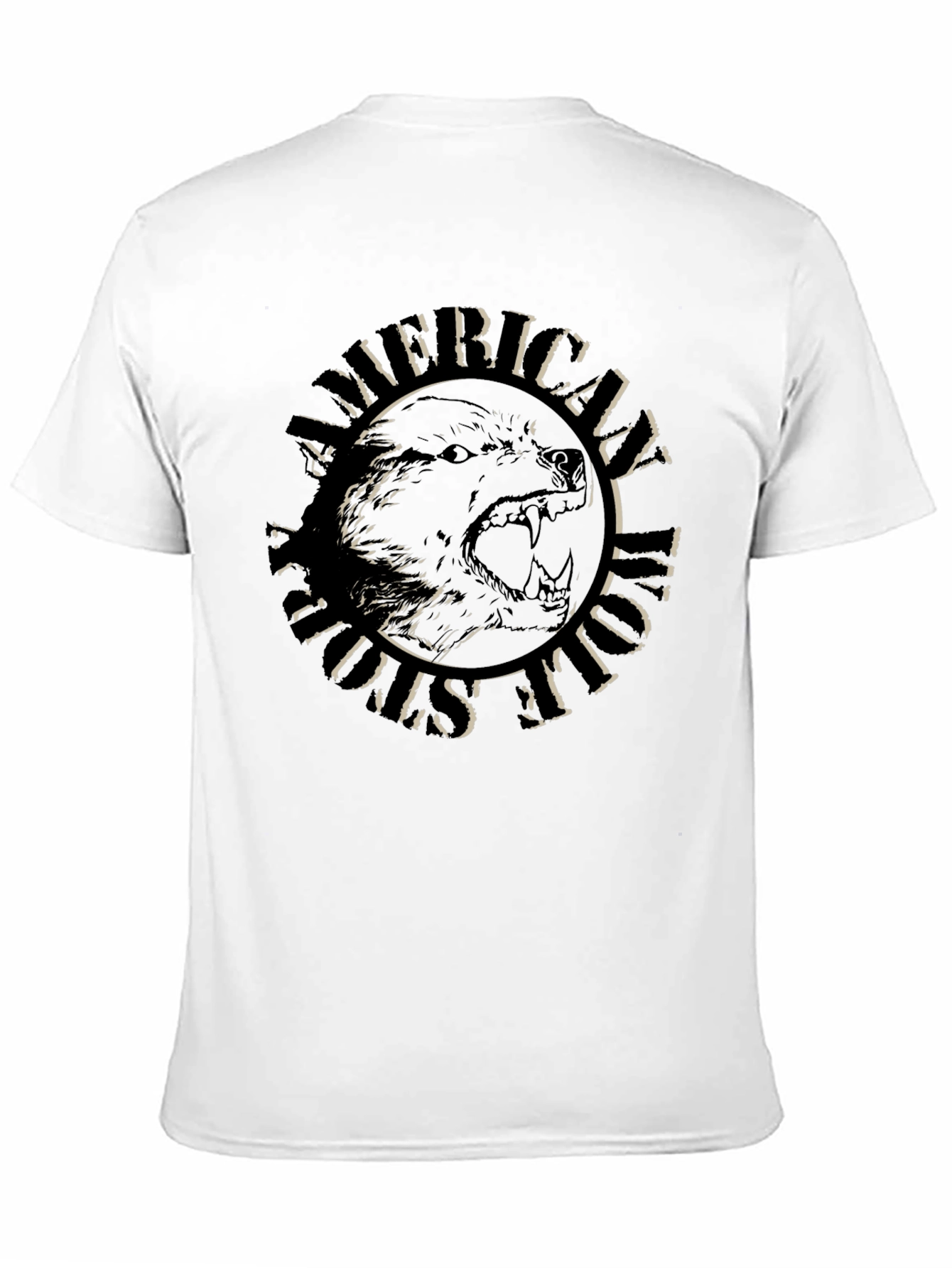 American Wolf T-Shirt - Fierce Design