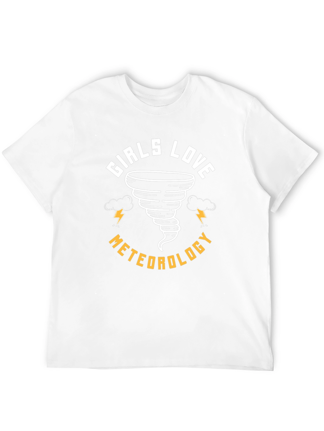 Girls Love Meteorology Black Graphic Tee