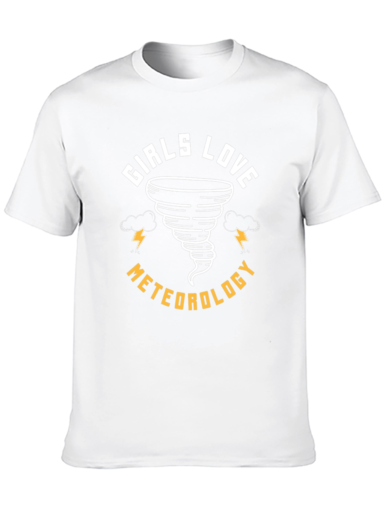 Girls Love Meteorology Black Graphic Tee