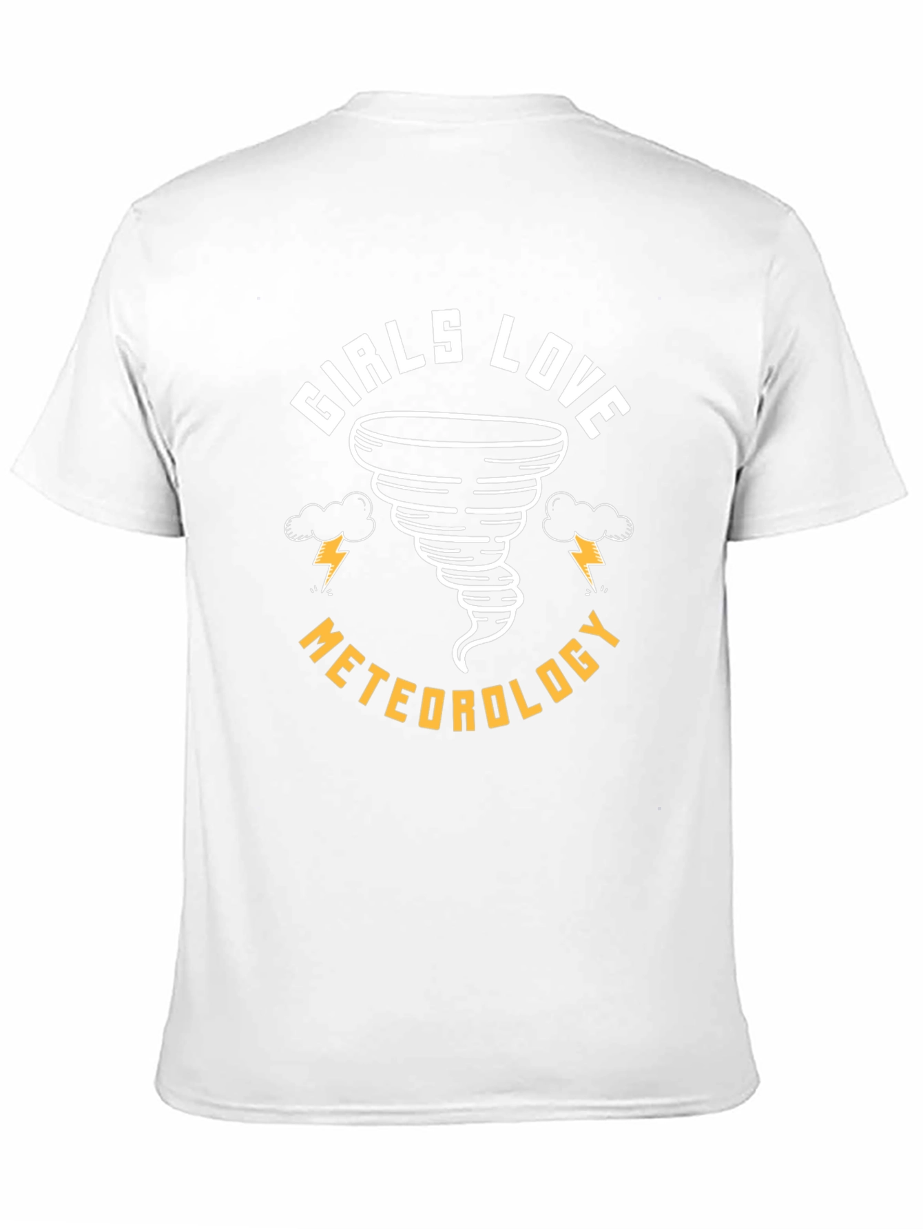 Girls Love Meteorology Black Graphic Tee