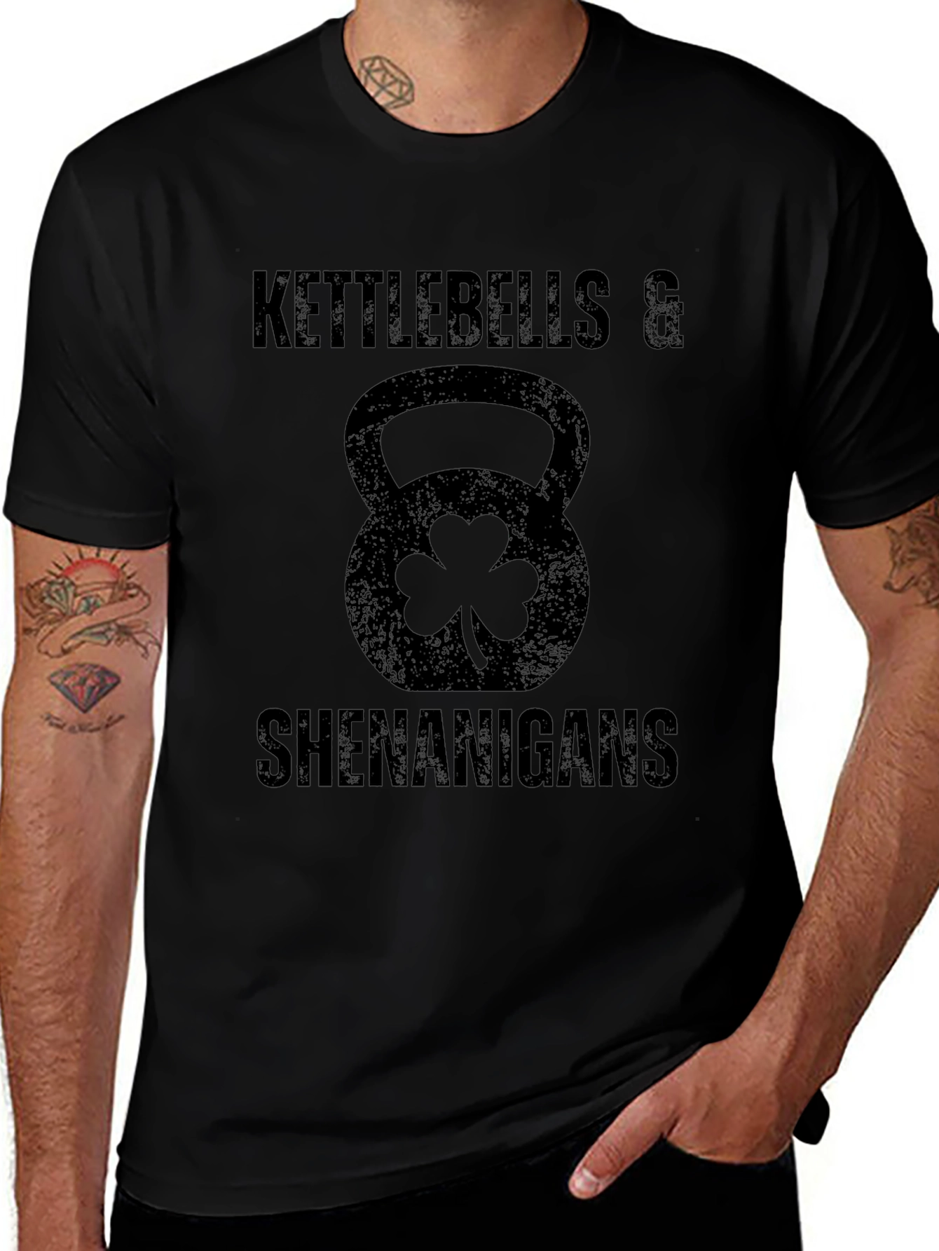 Kettlebells & Shenanigans Black T-Shirt