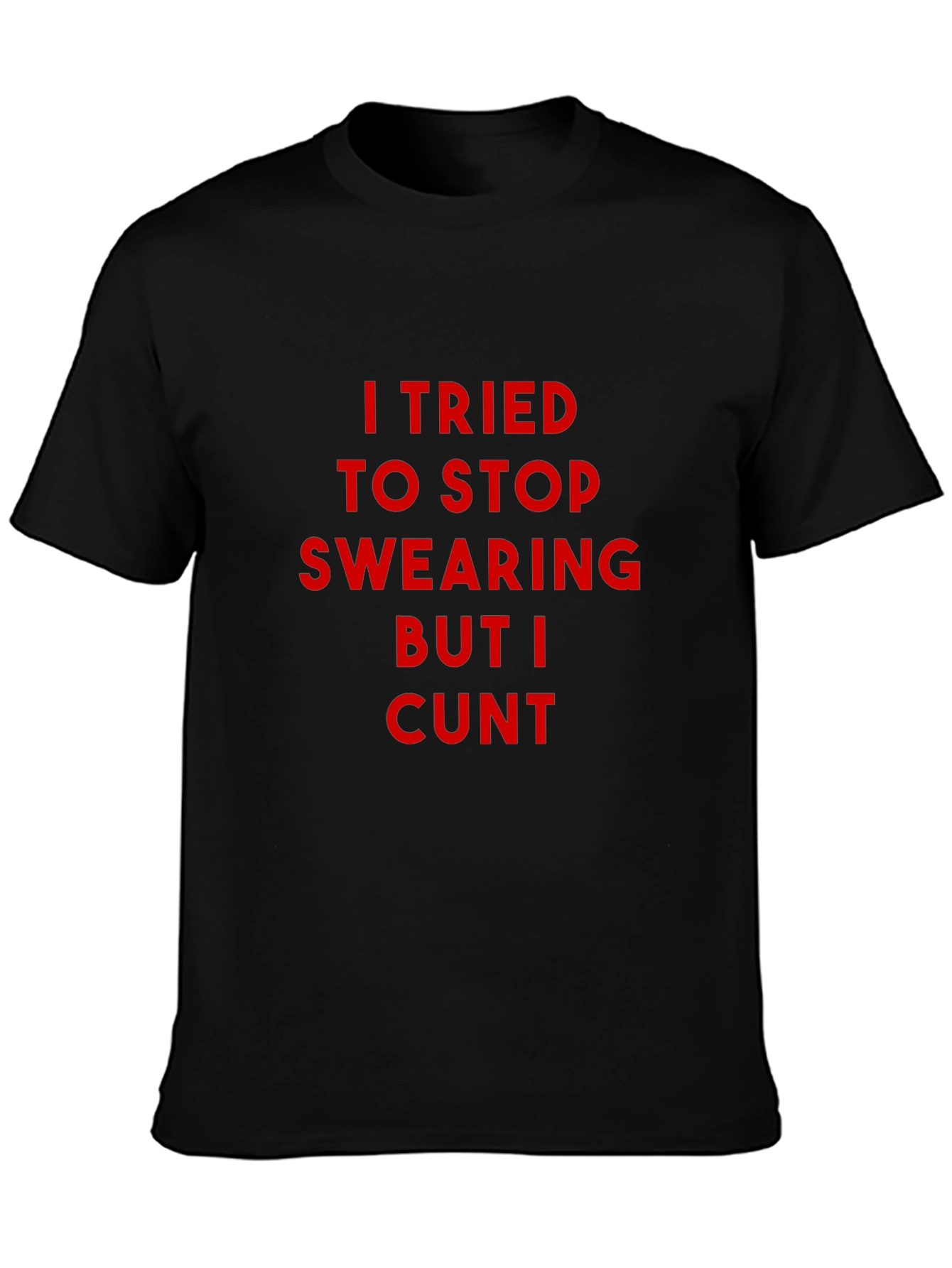Funny Graphic Tee - I Tried to Stop Swearing