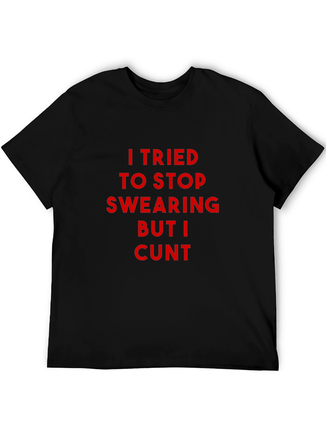 Funny Graphic Tee - I Tried to Stop Swearing