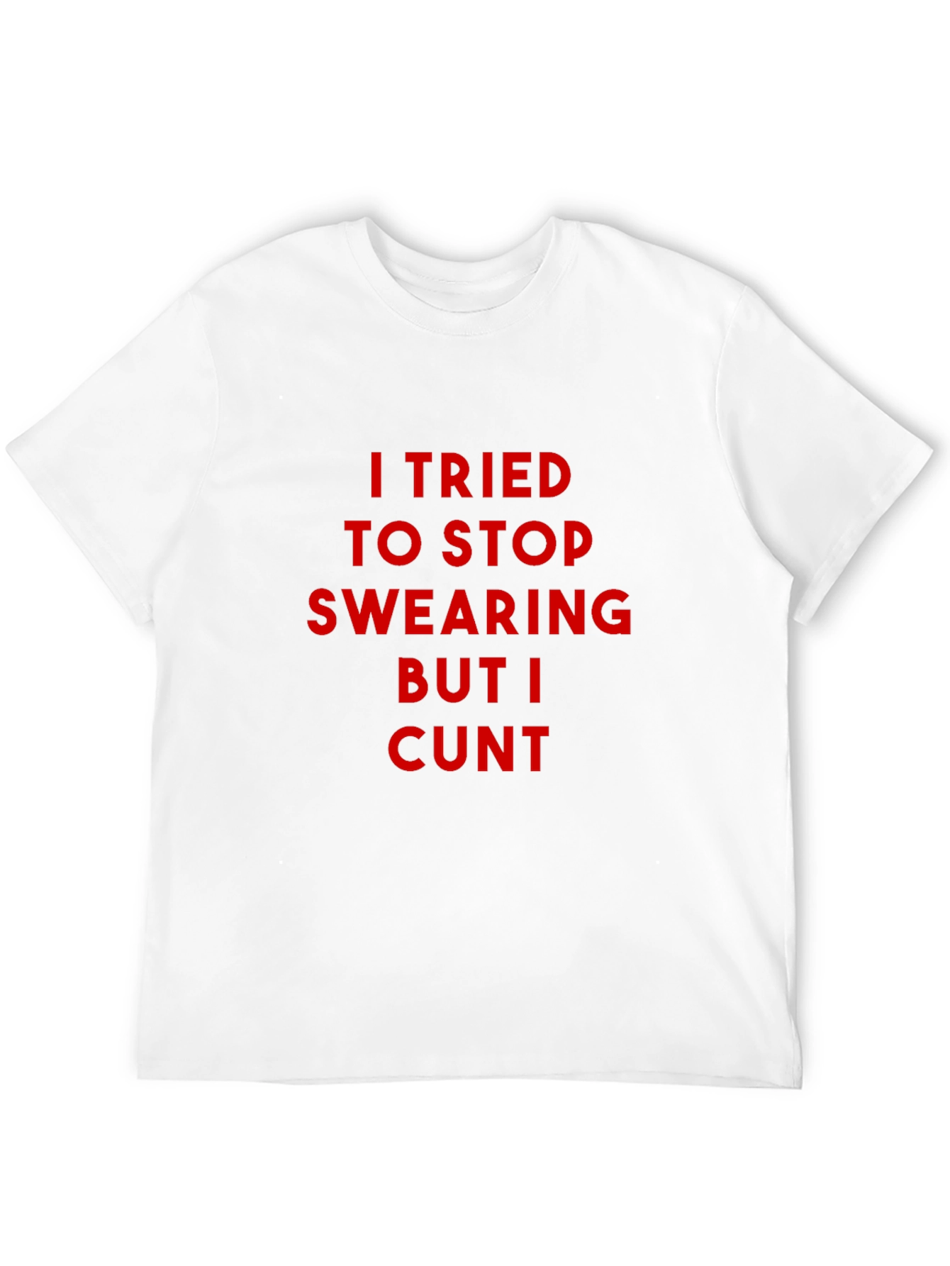 Funny Graphic Tee - I Tried to Stop Swearing