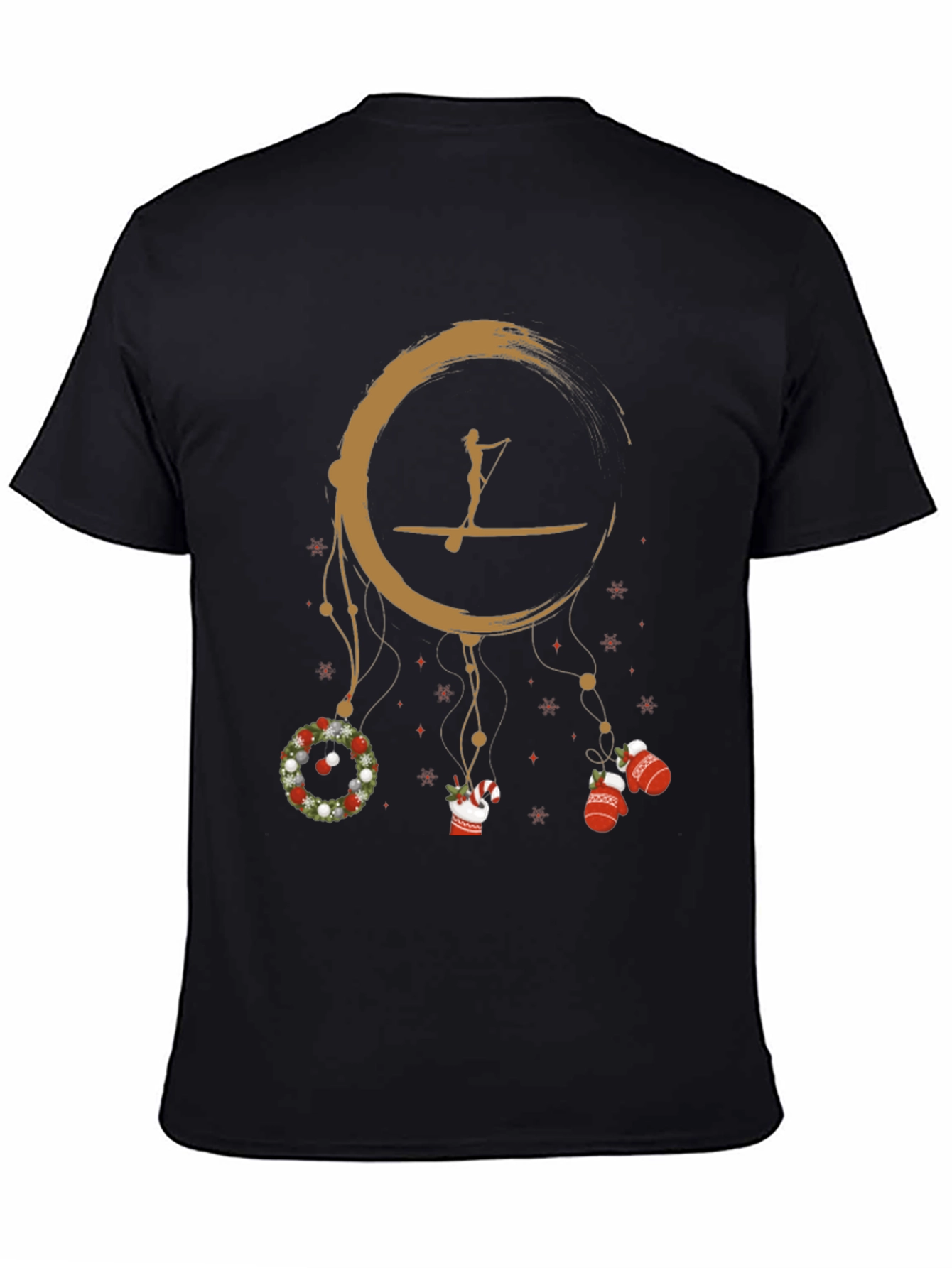 Paddleboard Christmas Dream Catcher T-Shirt