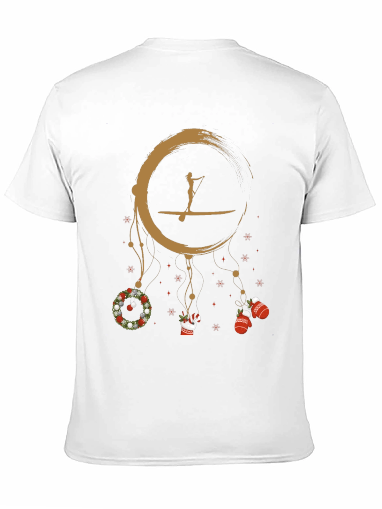 Paddleboard Christmas Dream Catcher T-Shirt