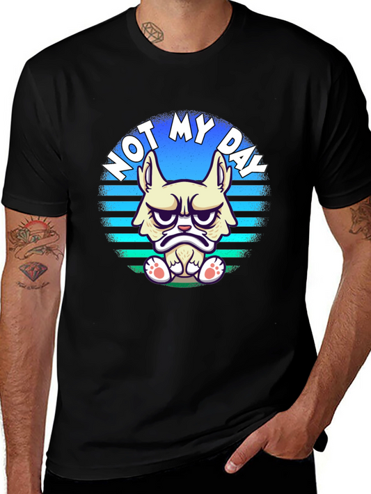 Grumpy Cat T-Shirt - Not My Day Black Tee