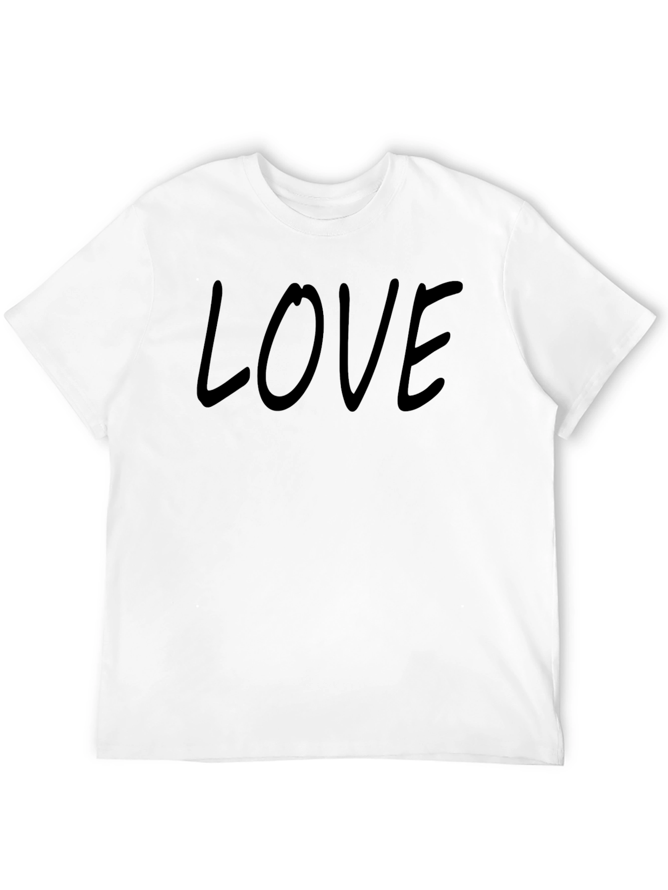 Love Graphic Black T-Shirt Casual Stylish Top