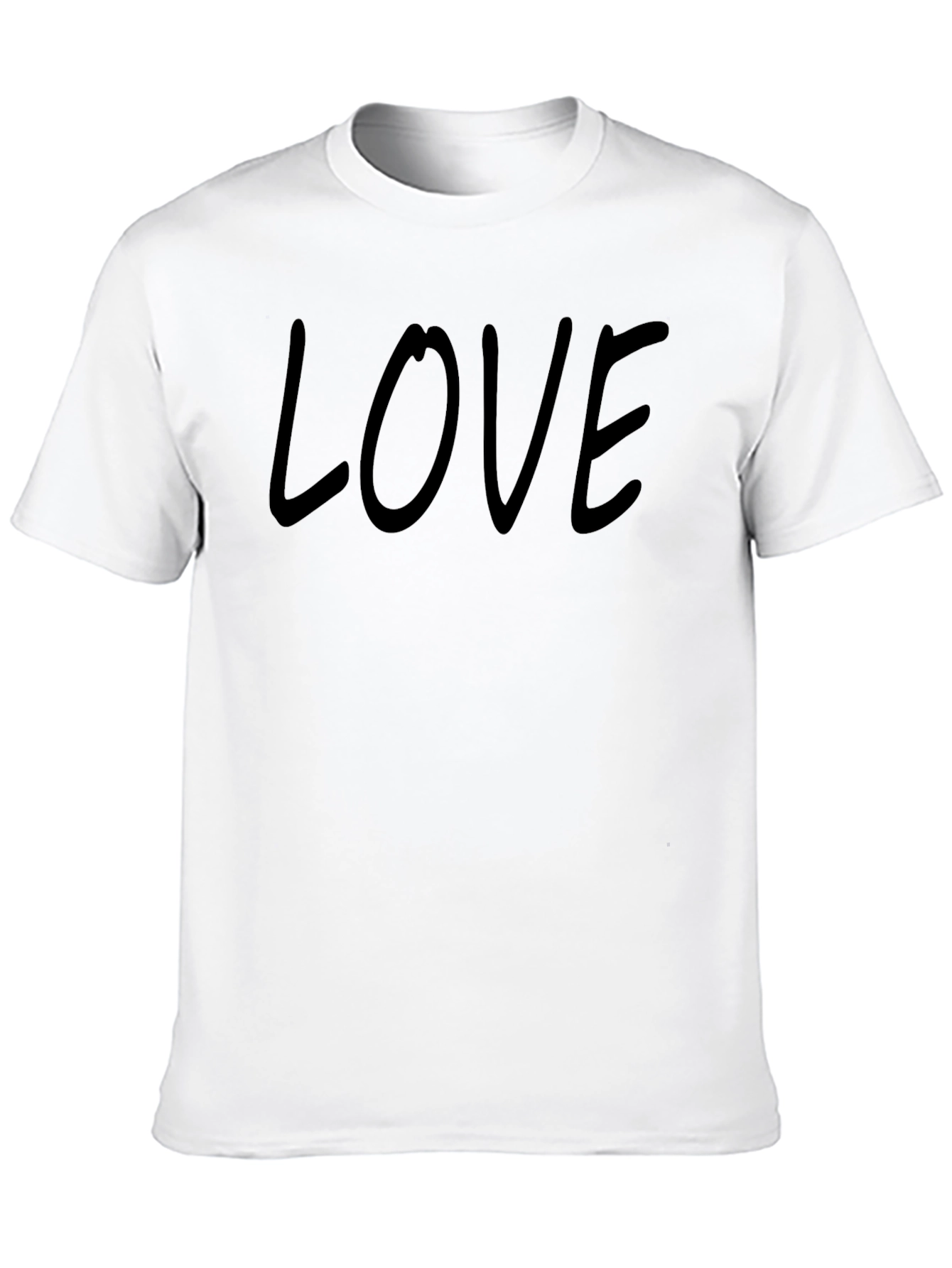 Love Graphic Black T-Shirt Casual Stylish Top
