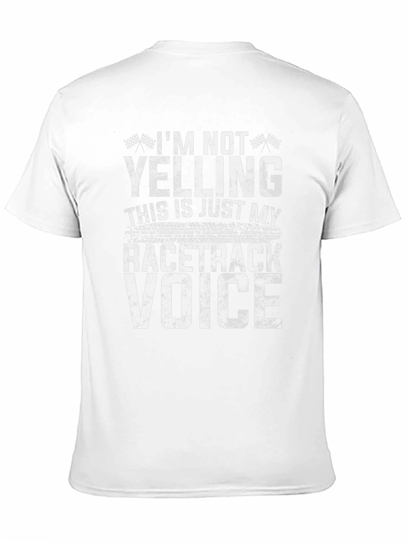 Racetrack Voice T-Shirt - Funny Racing Fan Tee