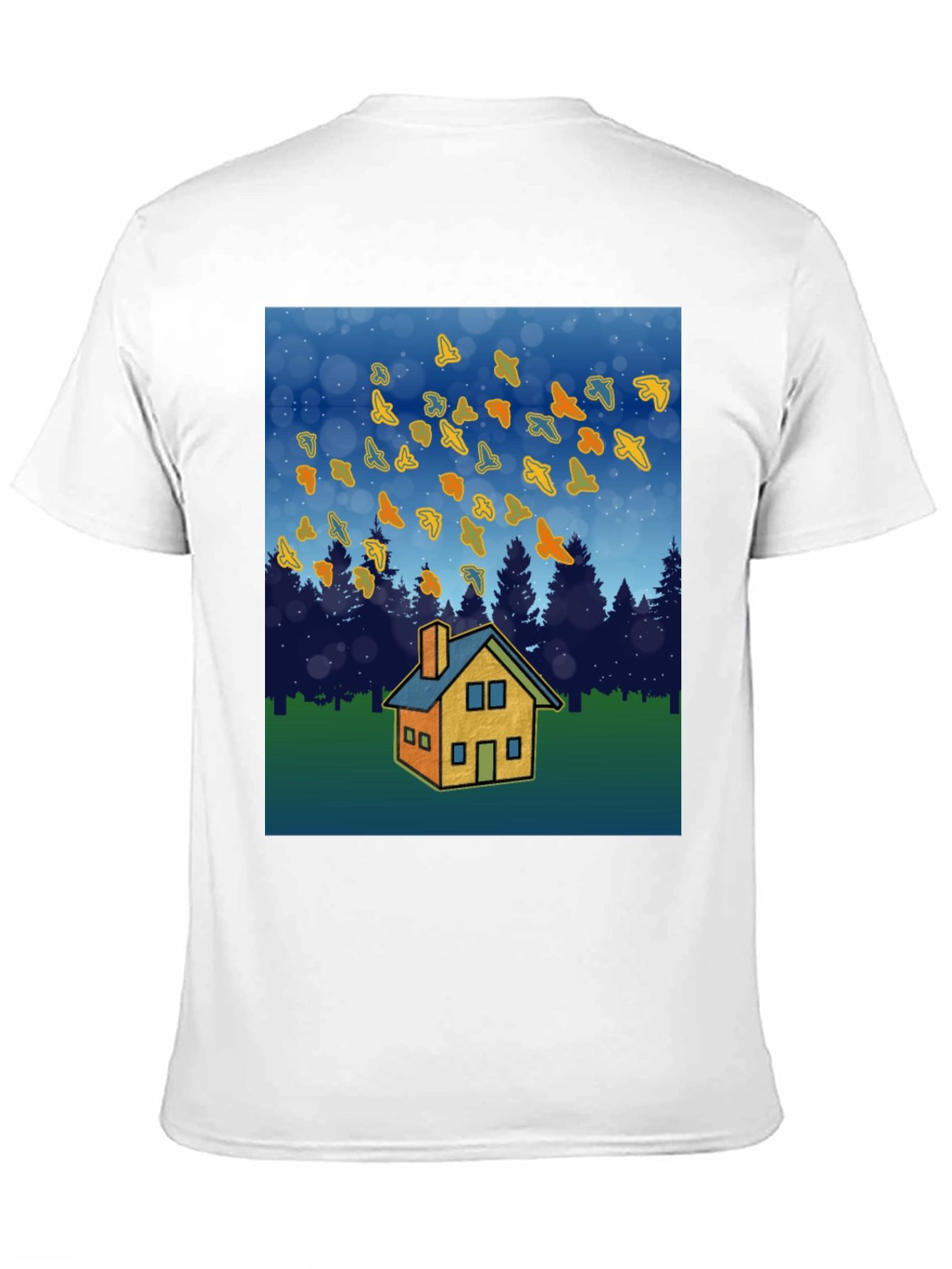 Autumn Home T-Shirt - Cozy Fall Design