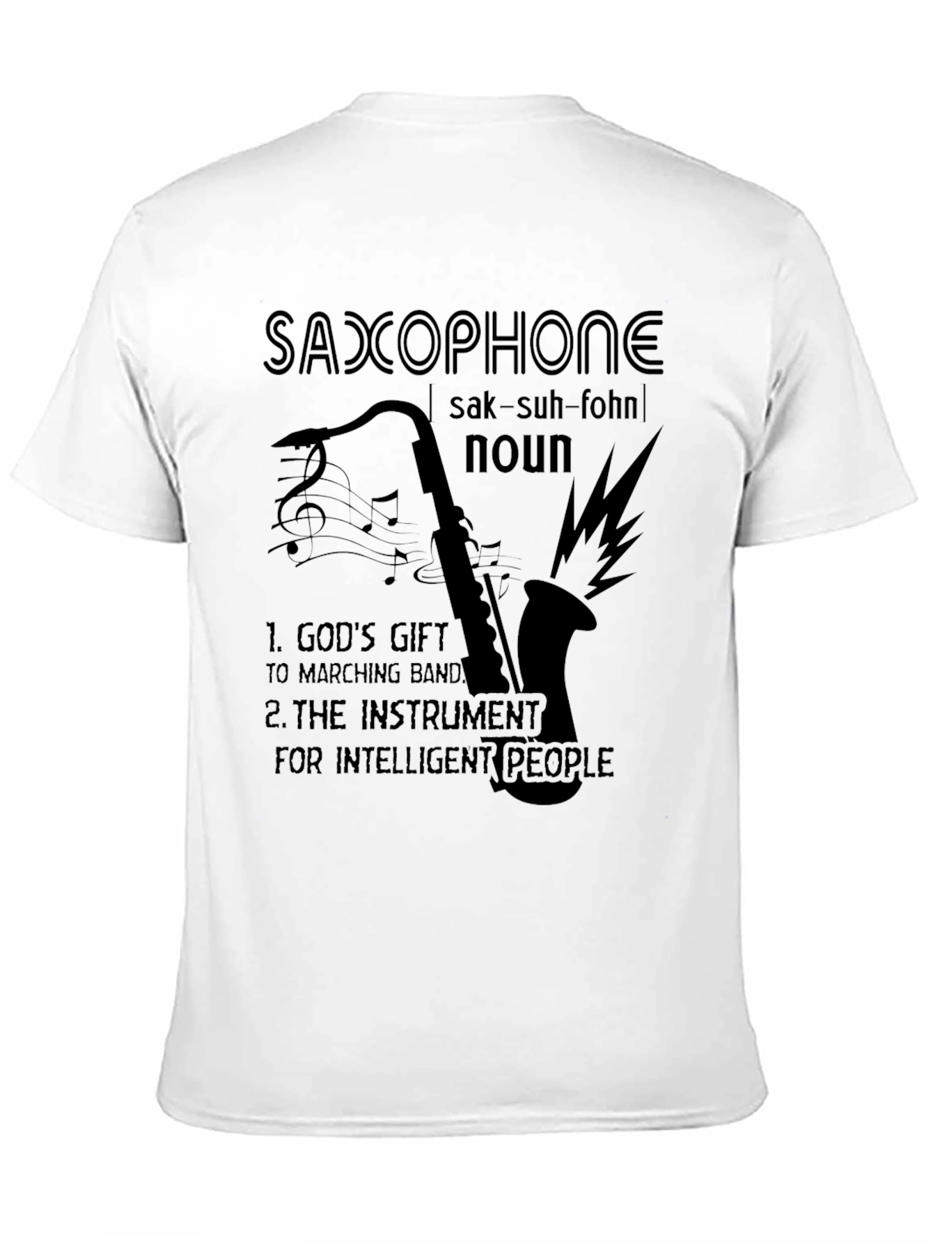 Saxophone Definition T-Shirt - Musician Gift