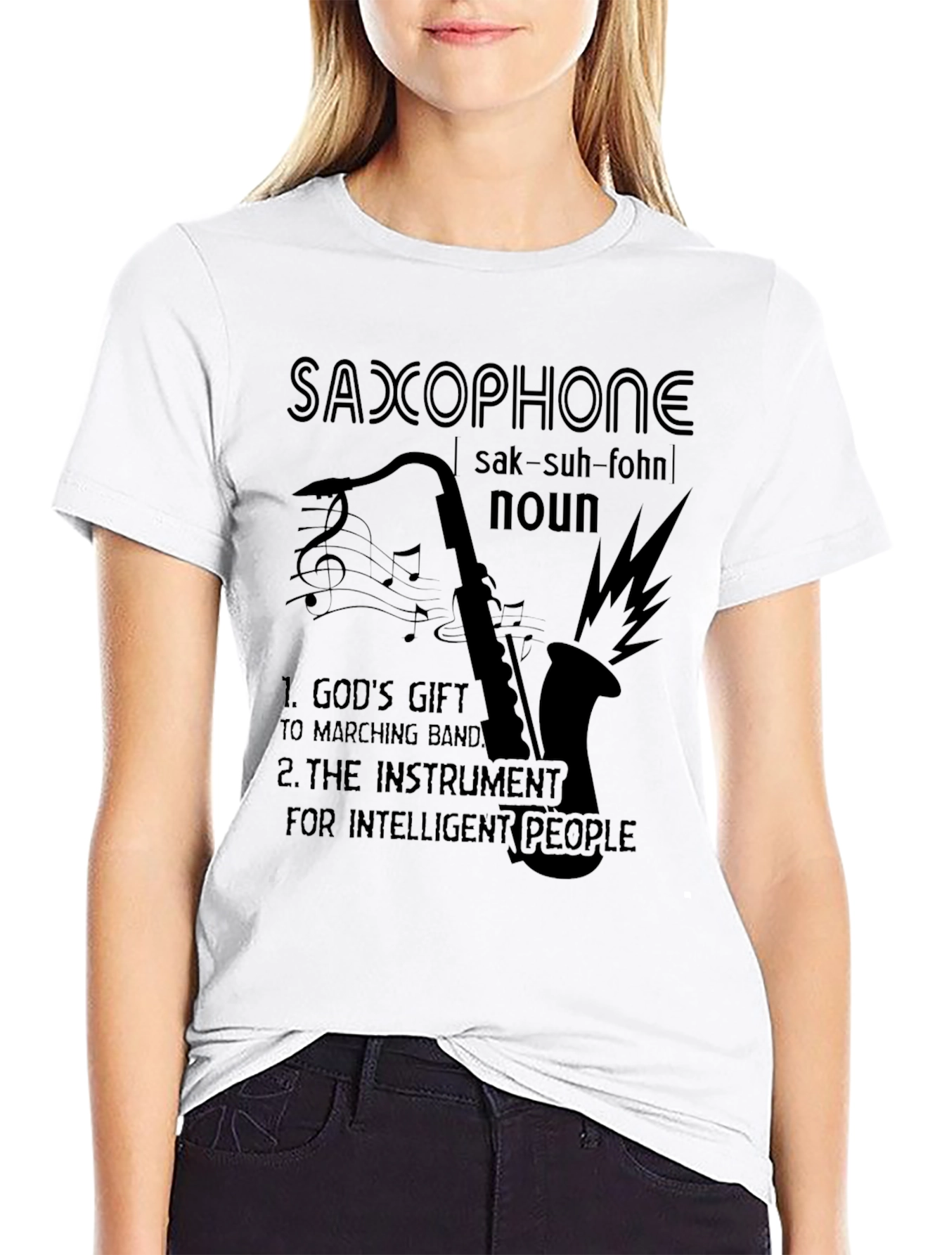 Saxophone Definition T-Shirt - Musician Gift