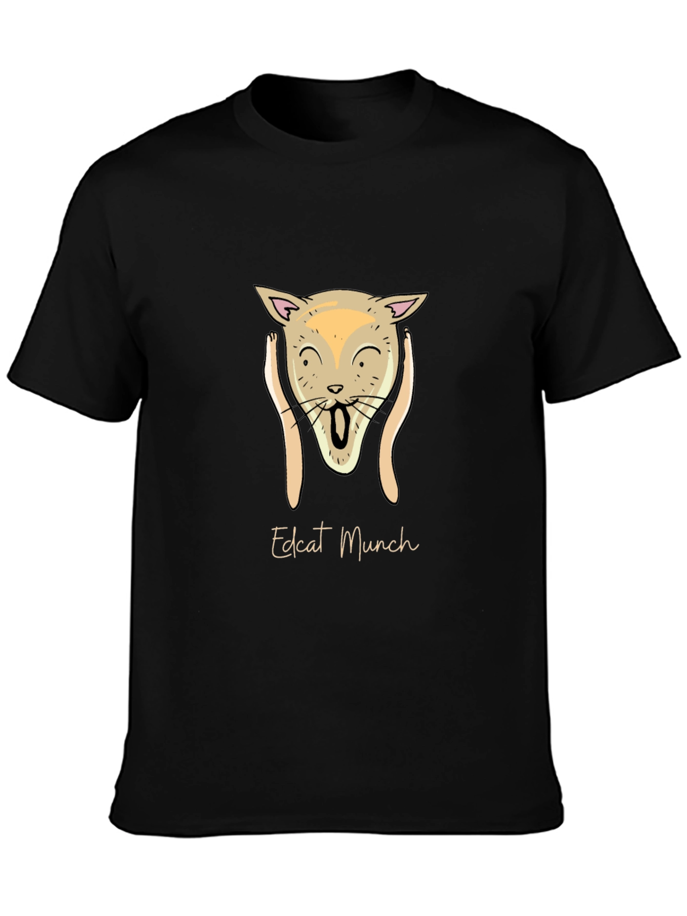 Edcat Munch T-Shirt - Unique Artistic Tee