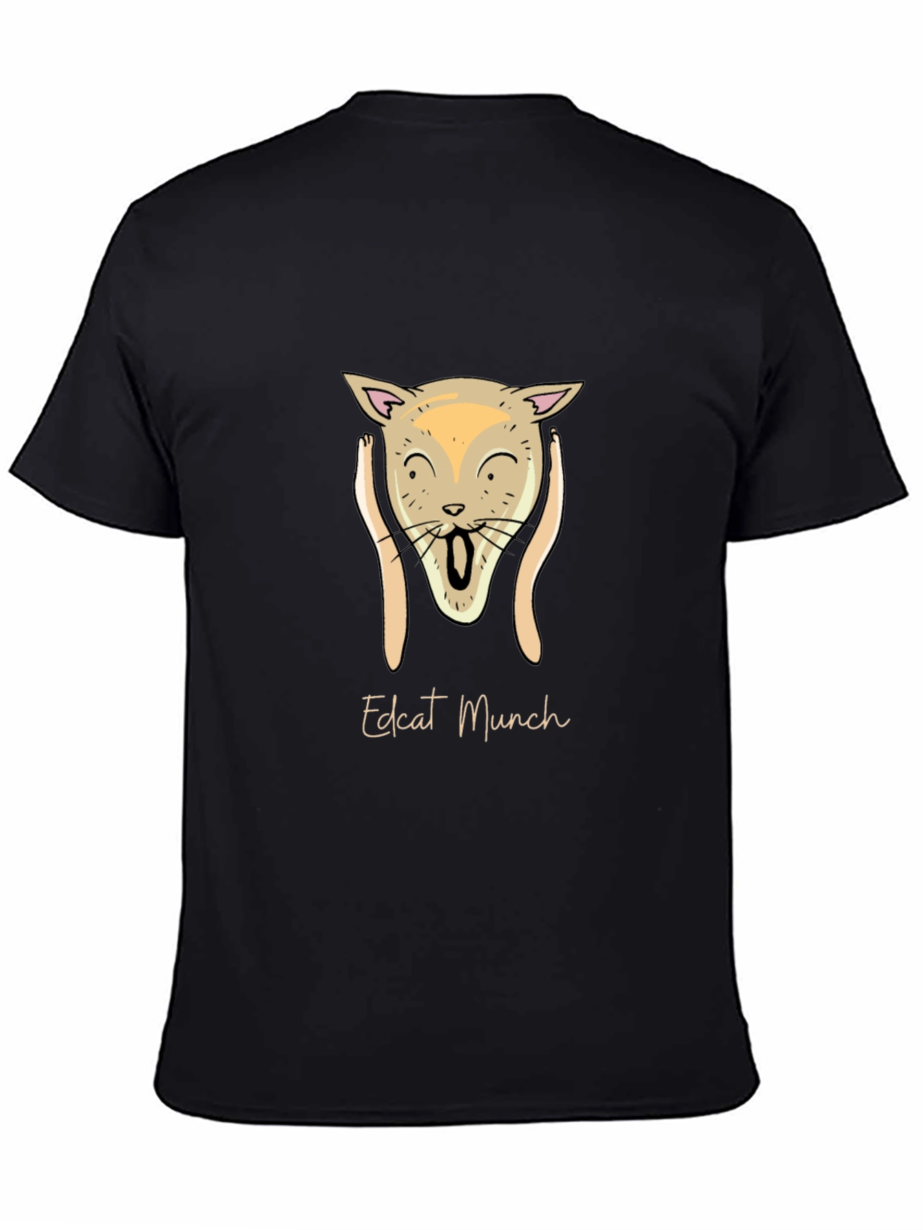 Edcat Munch T-Shirt - Unique Artistic Tee