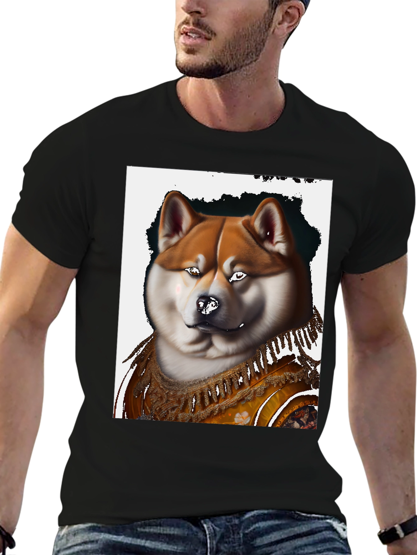 Akita Dog Art T-Shirt