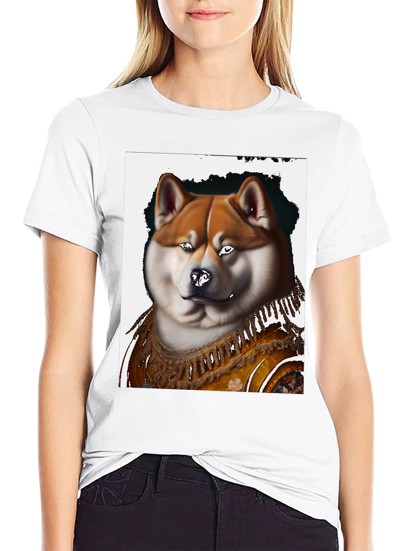 Akita Dog Art T-Shirt