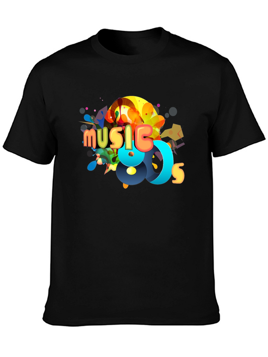 Music 80s Graphic Tee - Retro Style