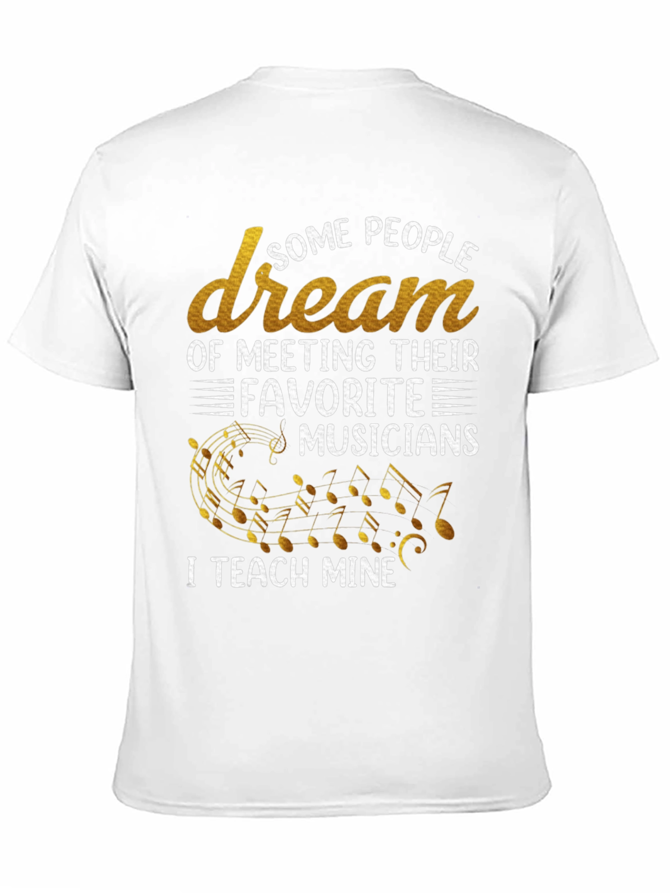 Musician Teacher Graphic T-Shirt - Black