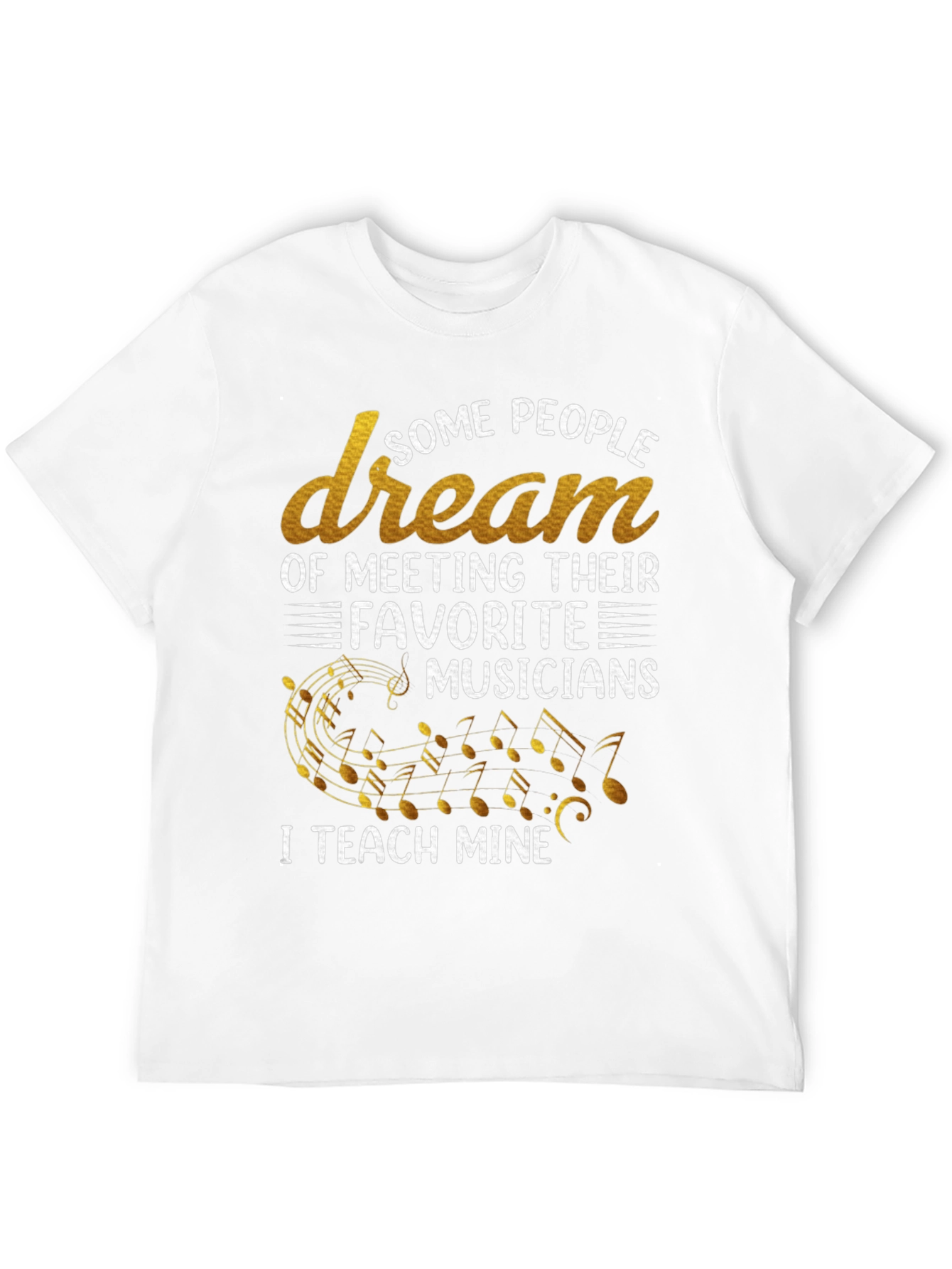 Musician Teacher Graphic T-Shirt - Black
