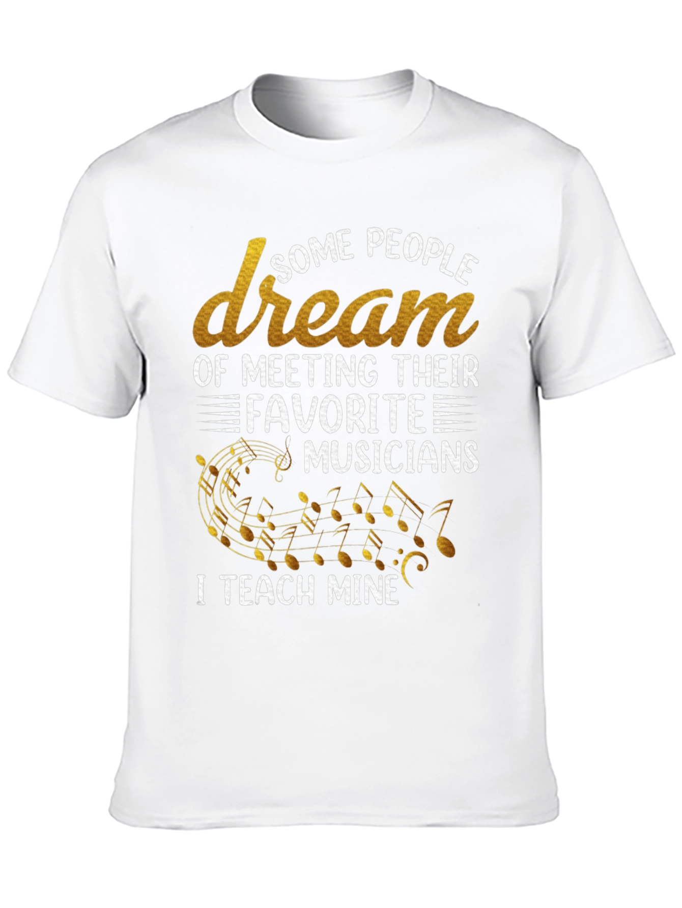 Musician Teacher Graphic T-Shirt - Black