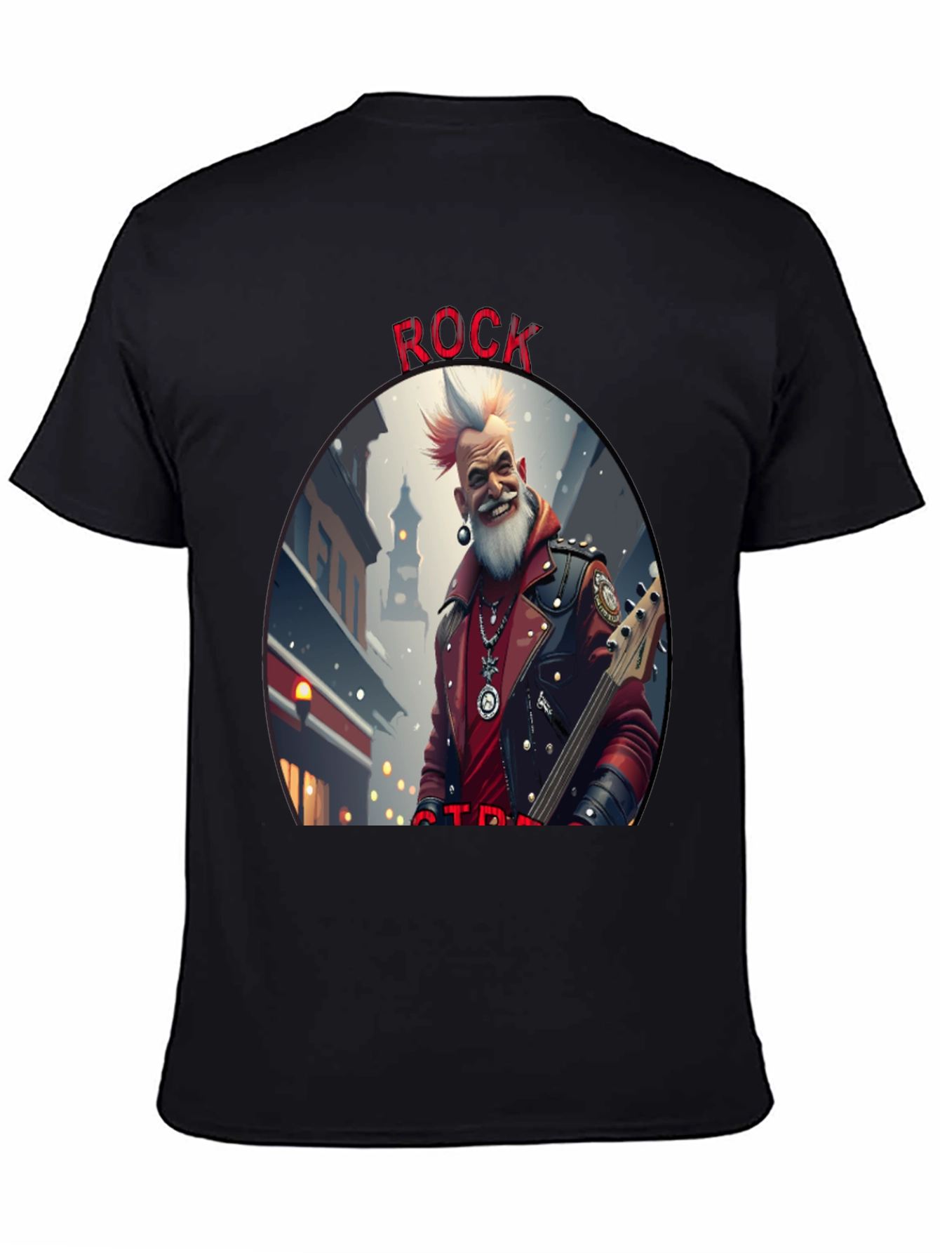 Rockstar Graphic Tee - Mens Black T-Shirt