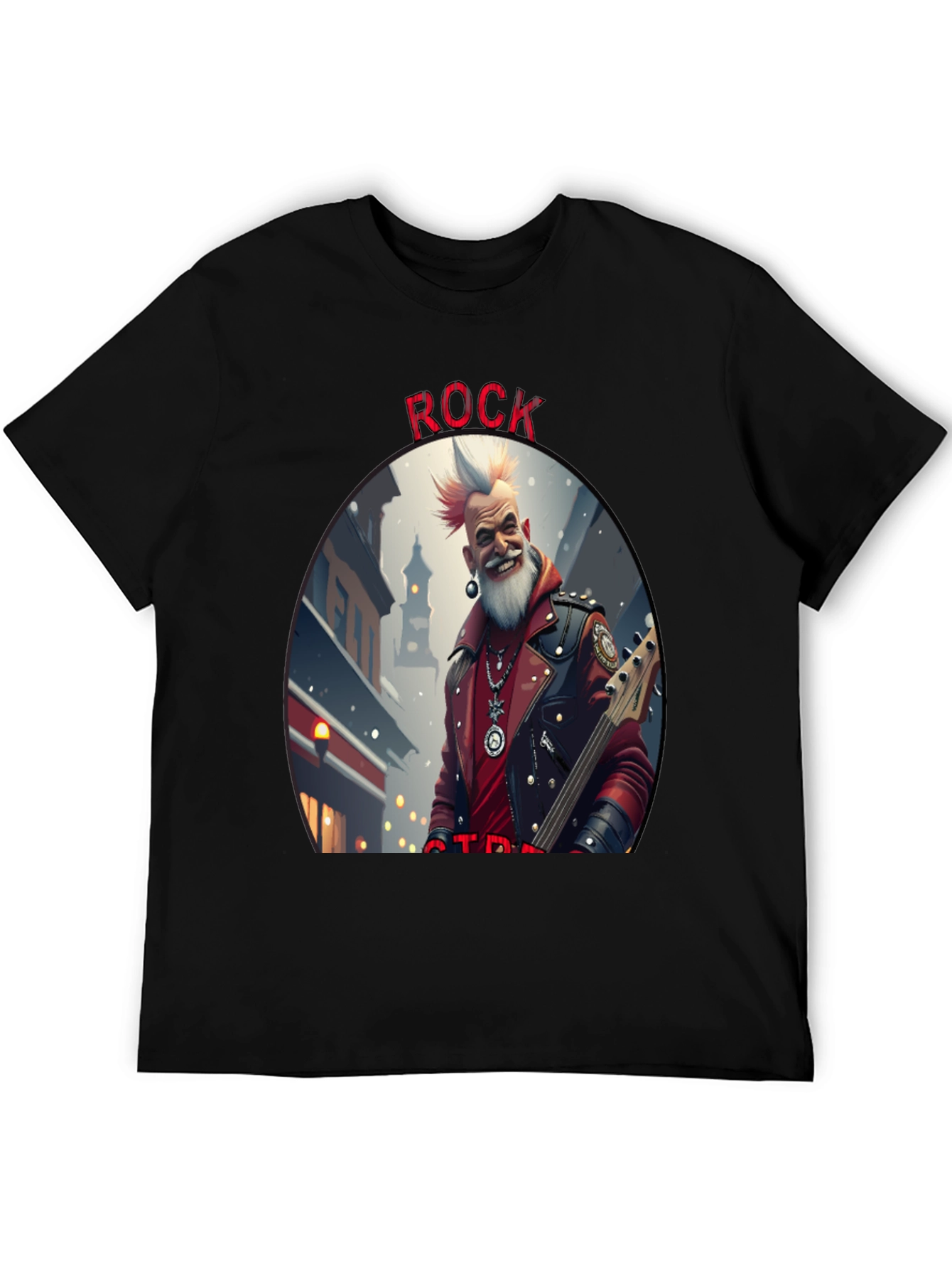 Rockstar Graphic Tee - Mens Black T-Shirt