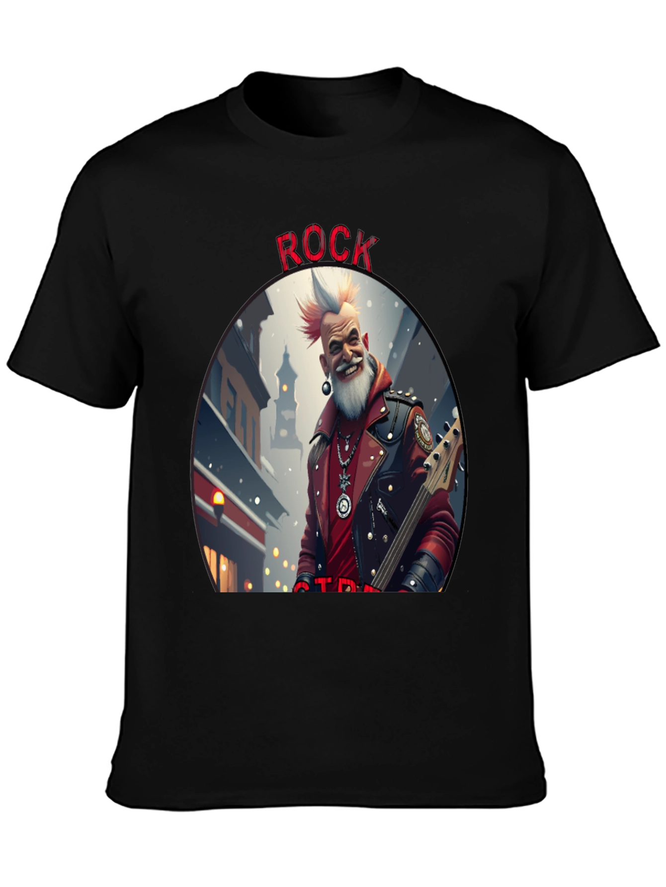 Rockstar Graphic Tee - Mens Black T-Shirt