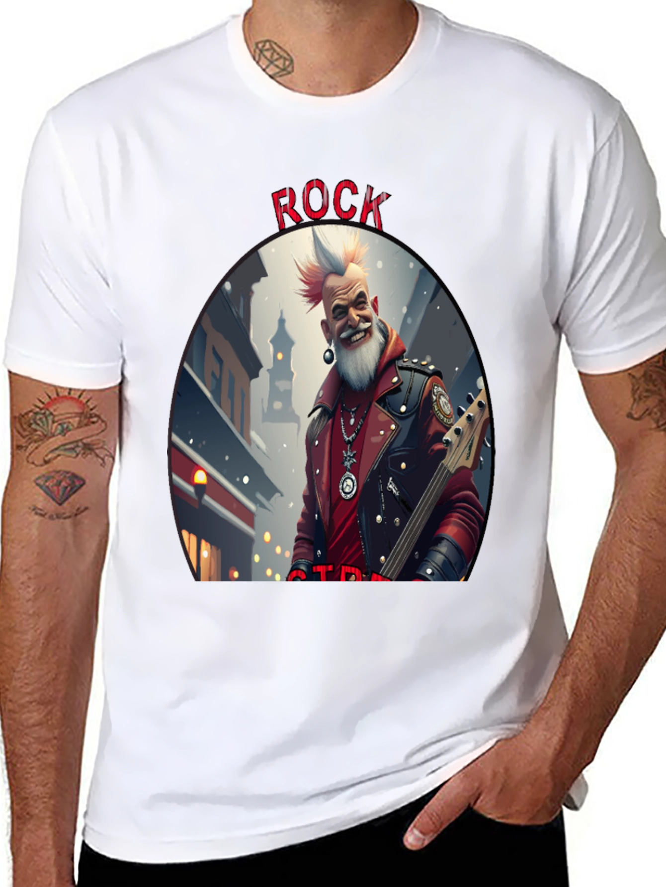 Rockstar Graphic Tee - Mens Black T-Shirt