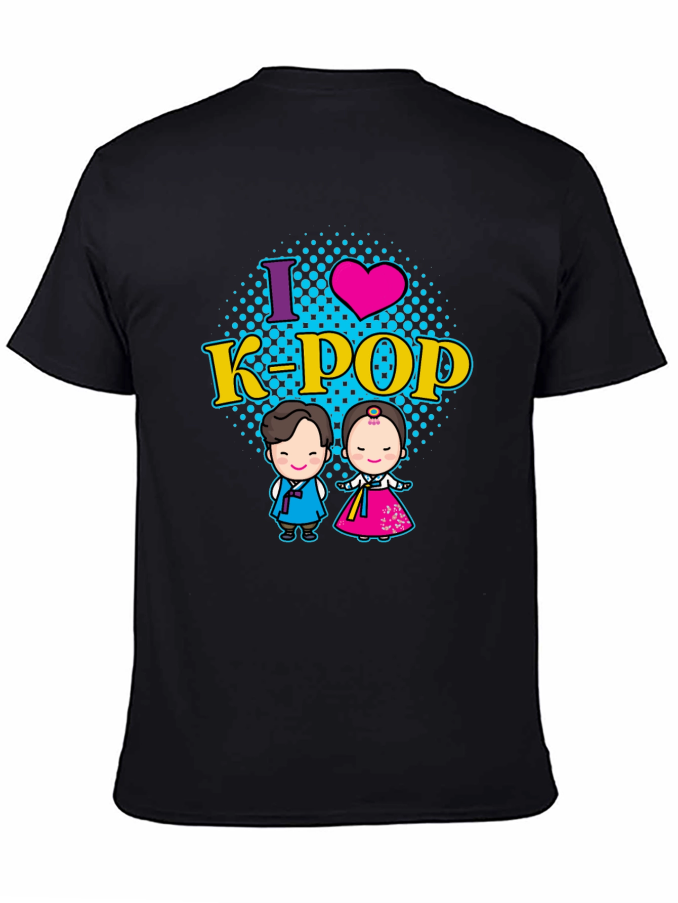 I Love K-Pop T-Shirt Korean Traditional Dress