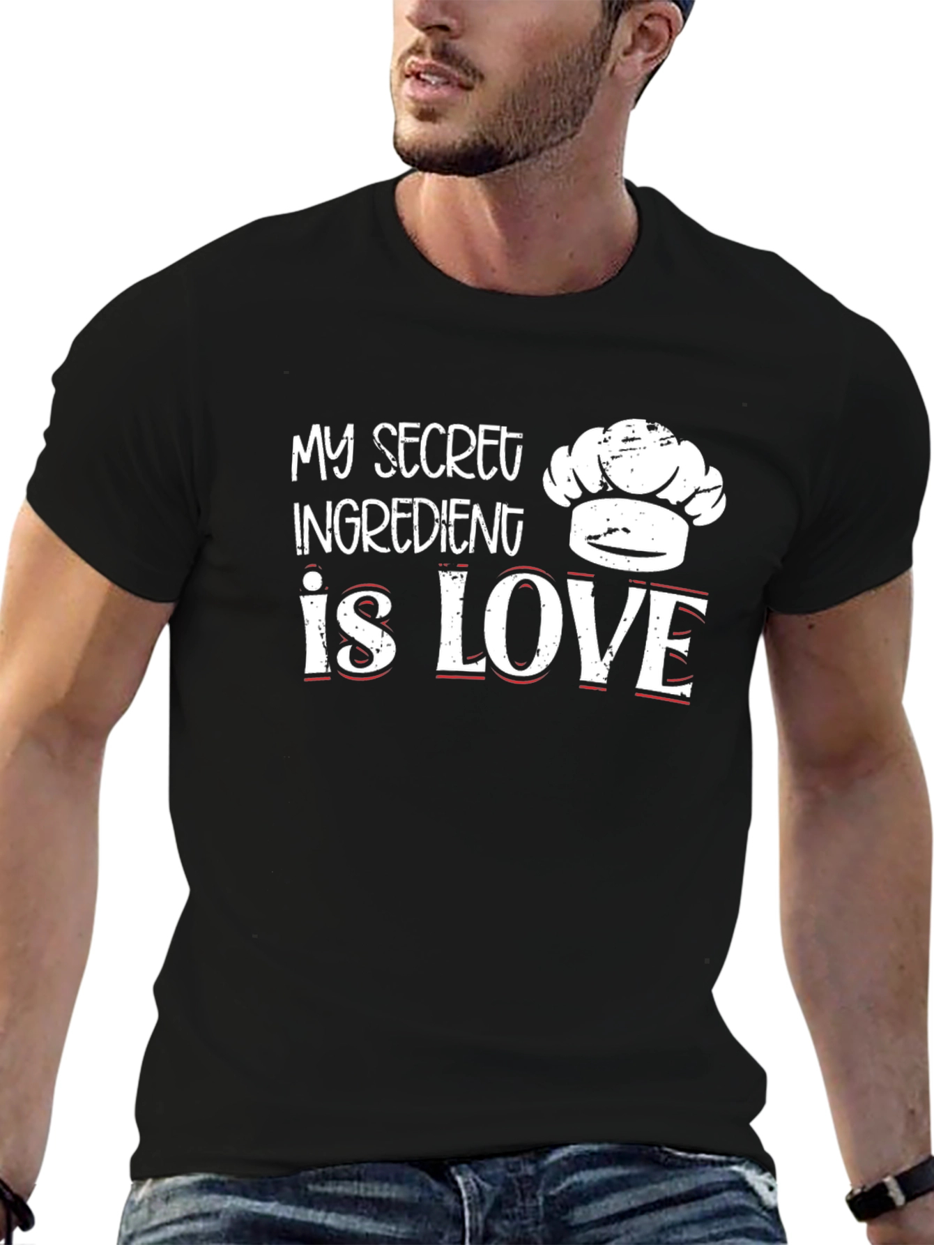 Secret Ingredient is Love Chefs Hat T-Shirt