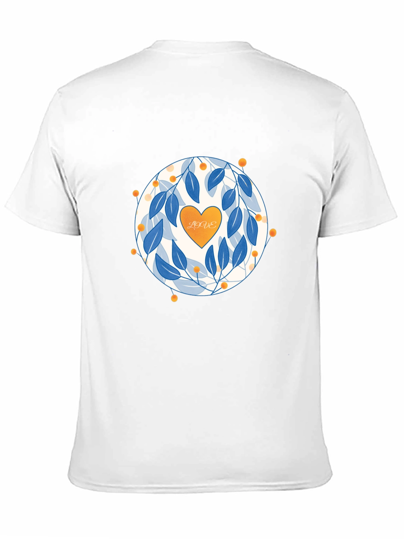 Love Floral Graphic Print Black T-Shirt