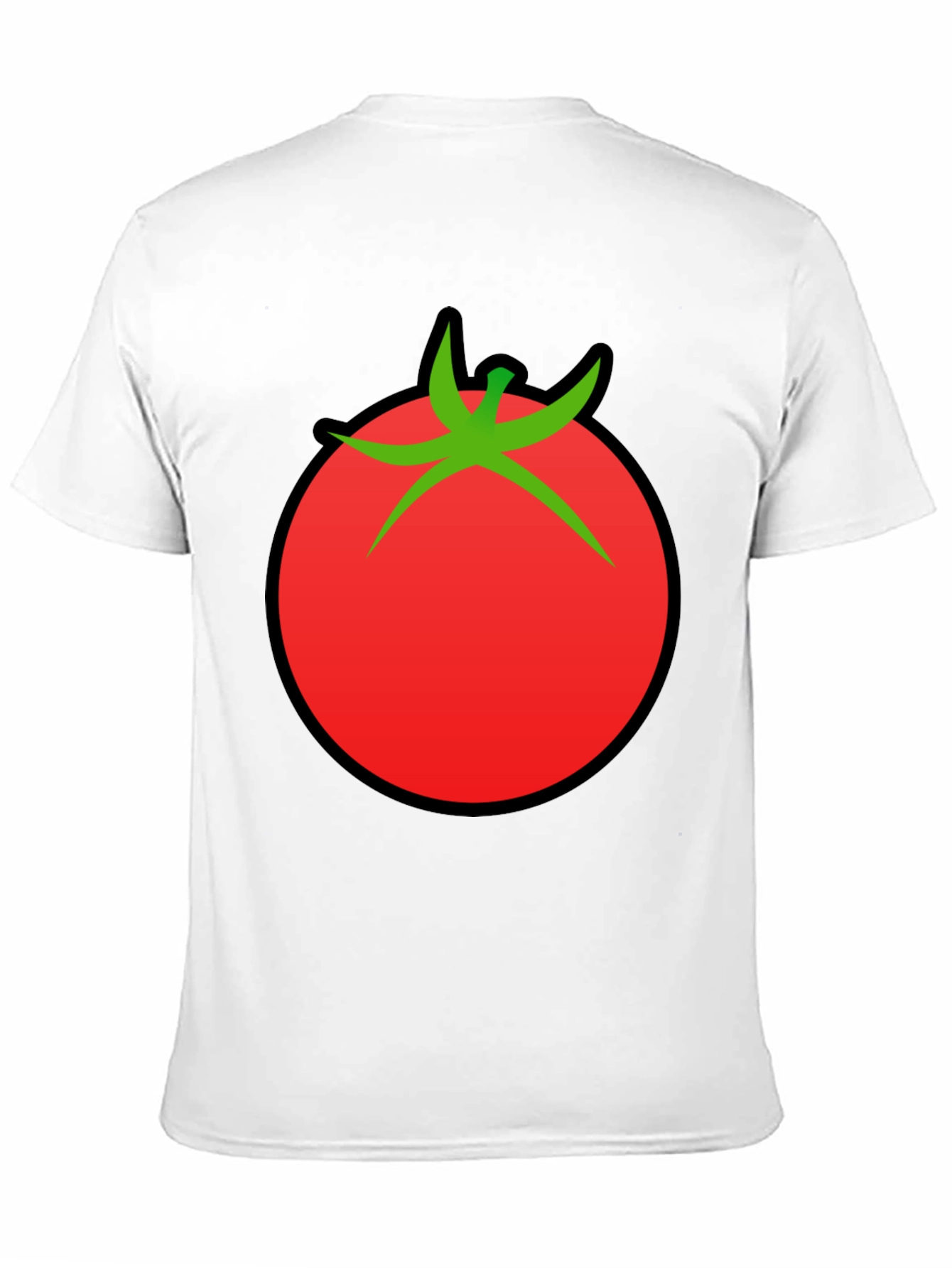 Tomato Graphic Black T-Shirt