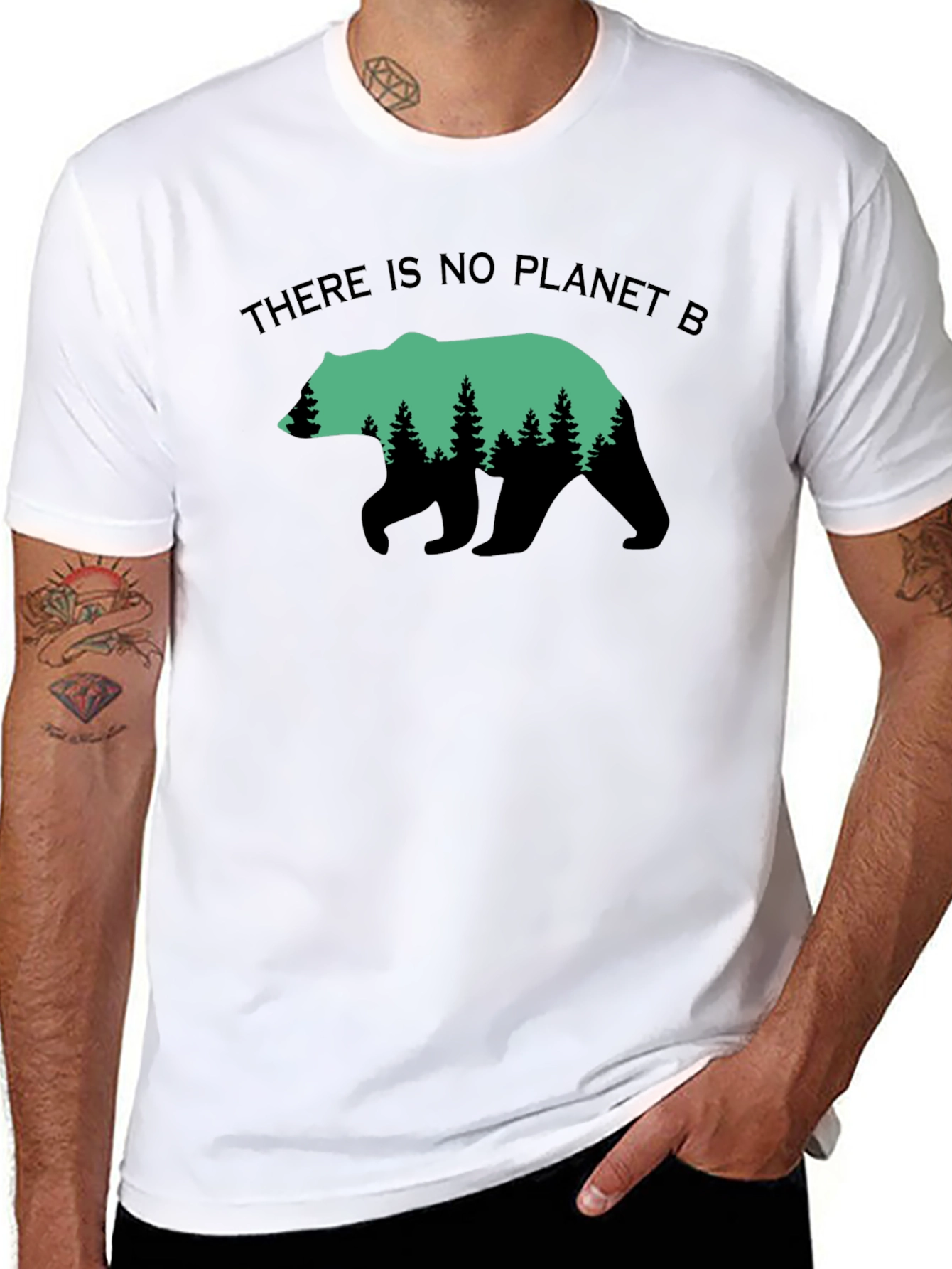 Eco Bear T-Shirt - There is no Planet B